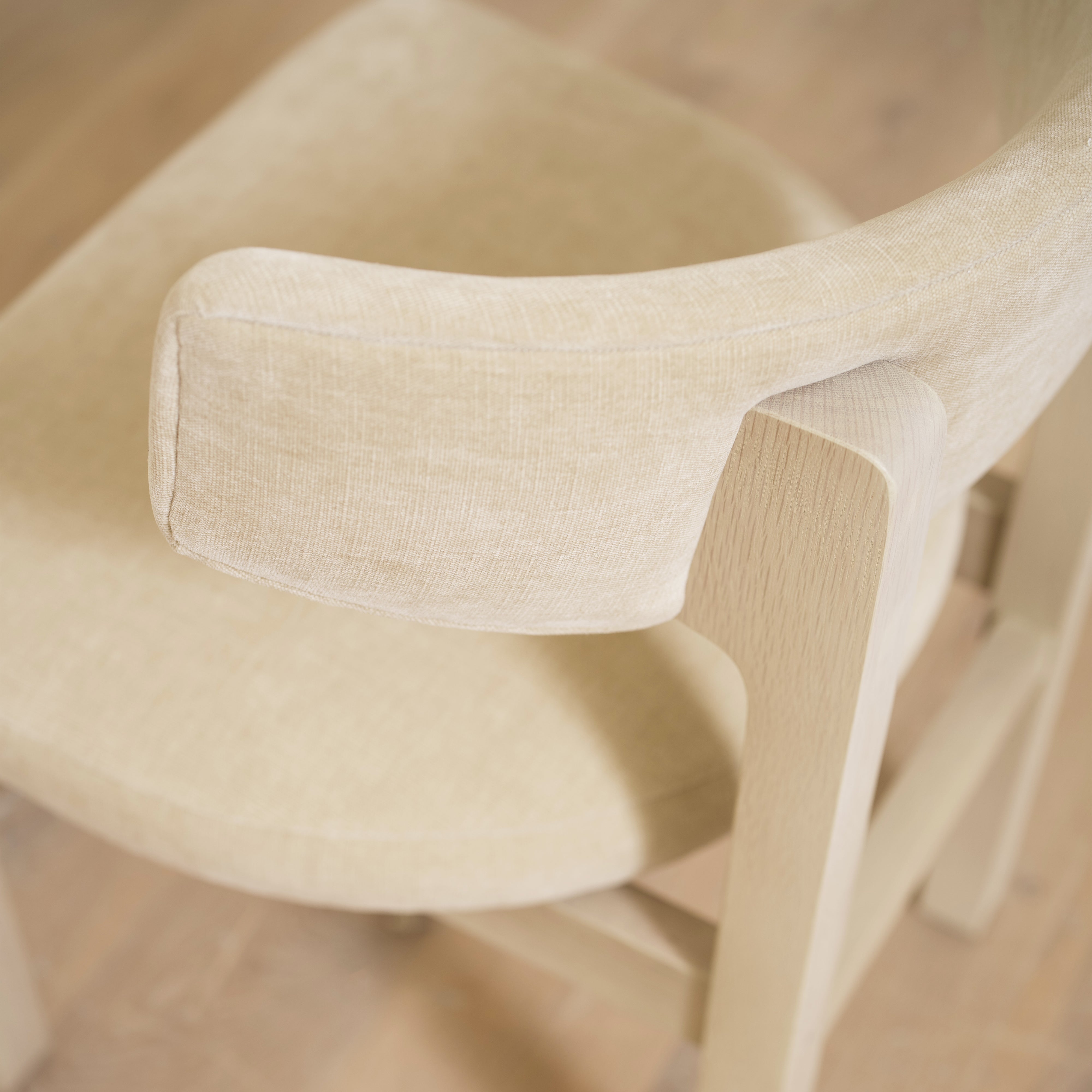 As Shown: 22"W x 21"D x 31"H | Fabric: Canyon Sand | Finish: Sand