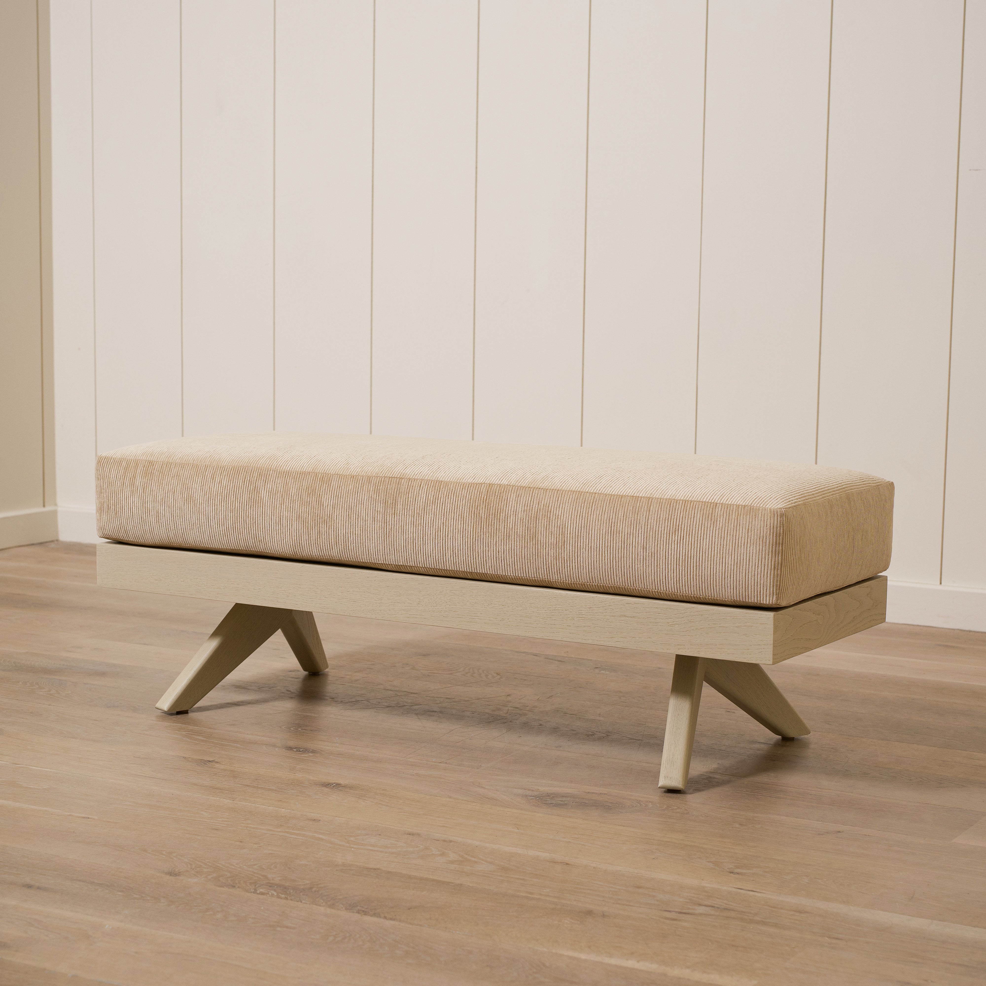 As Shown: in Mila Cashew finished in Sand