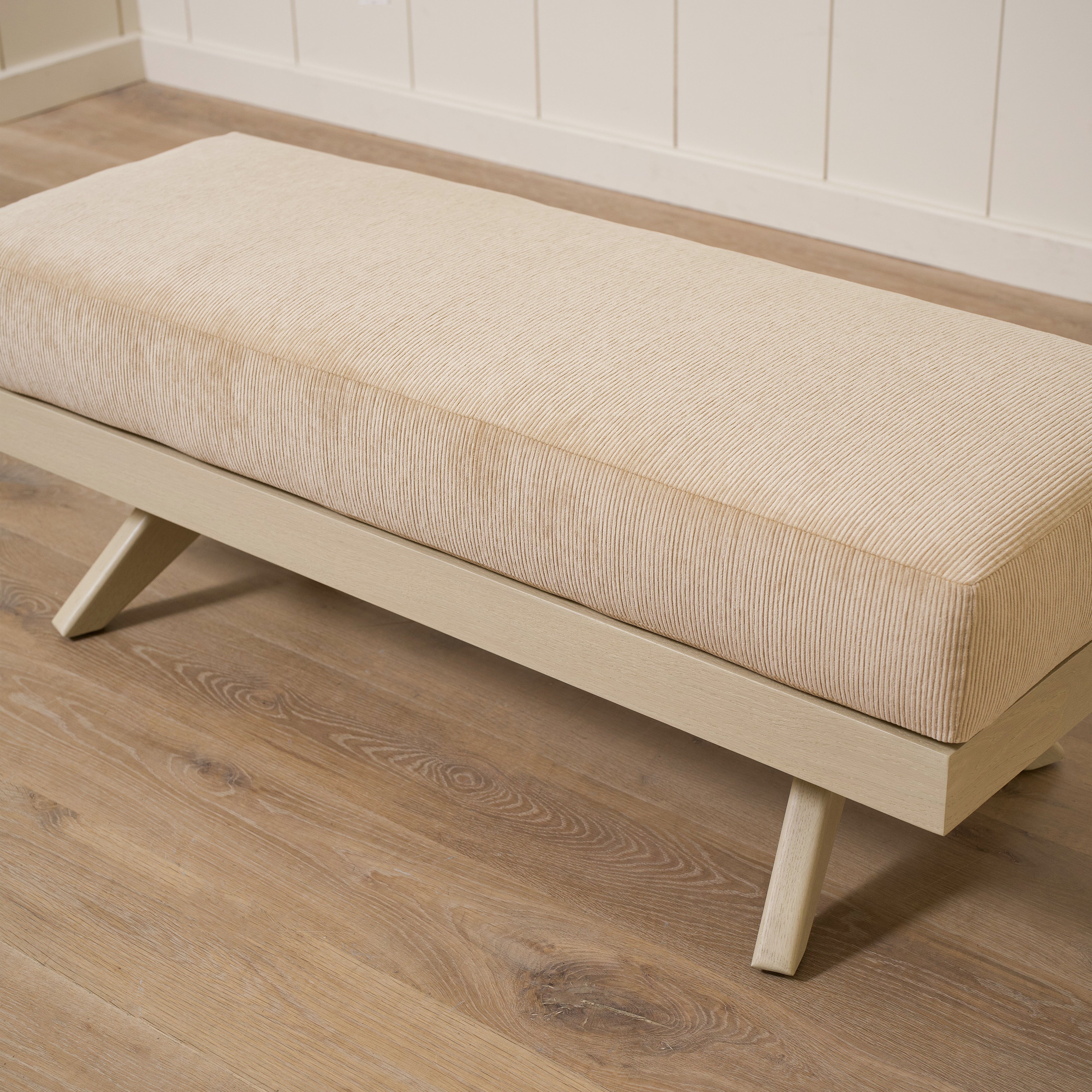 As Shown: in Mila Cashew finished in Sand