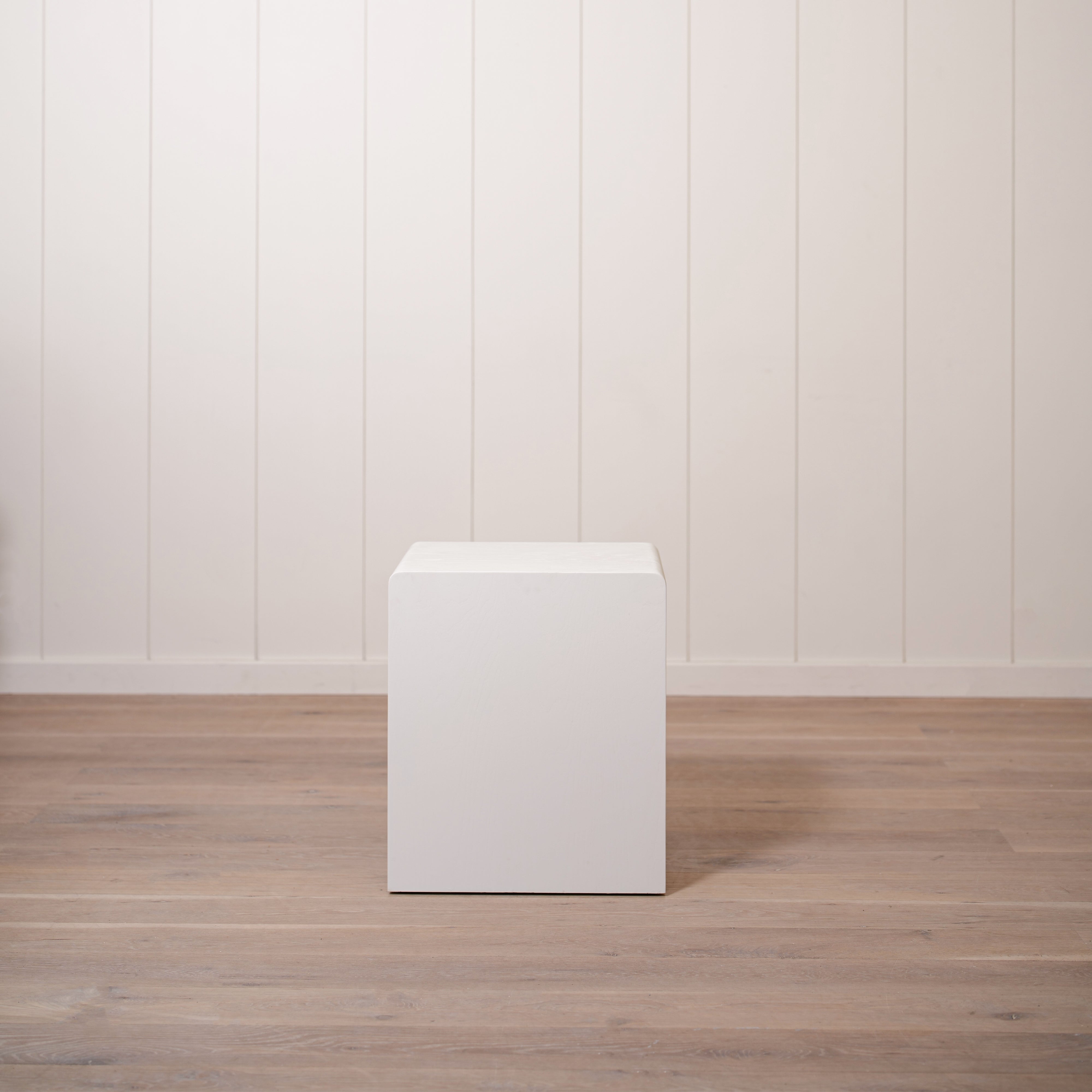 As Shown: 20"L x 18"D x 23"H | Material: Solid Ash | Finish: Wire Brushed Painted EdgeComb Grey