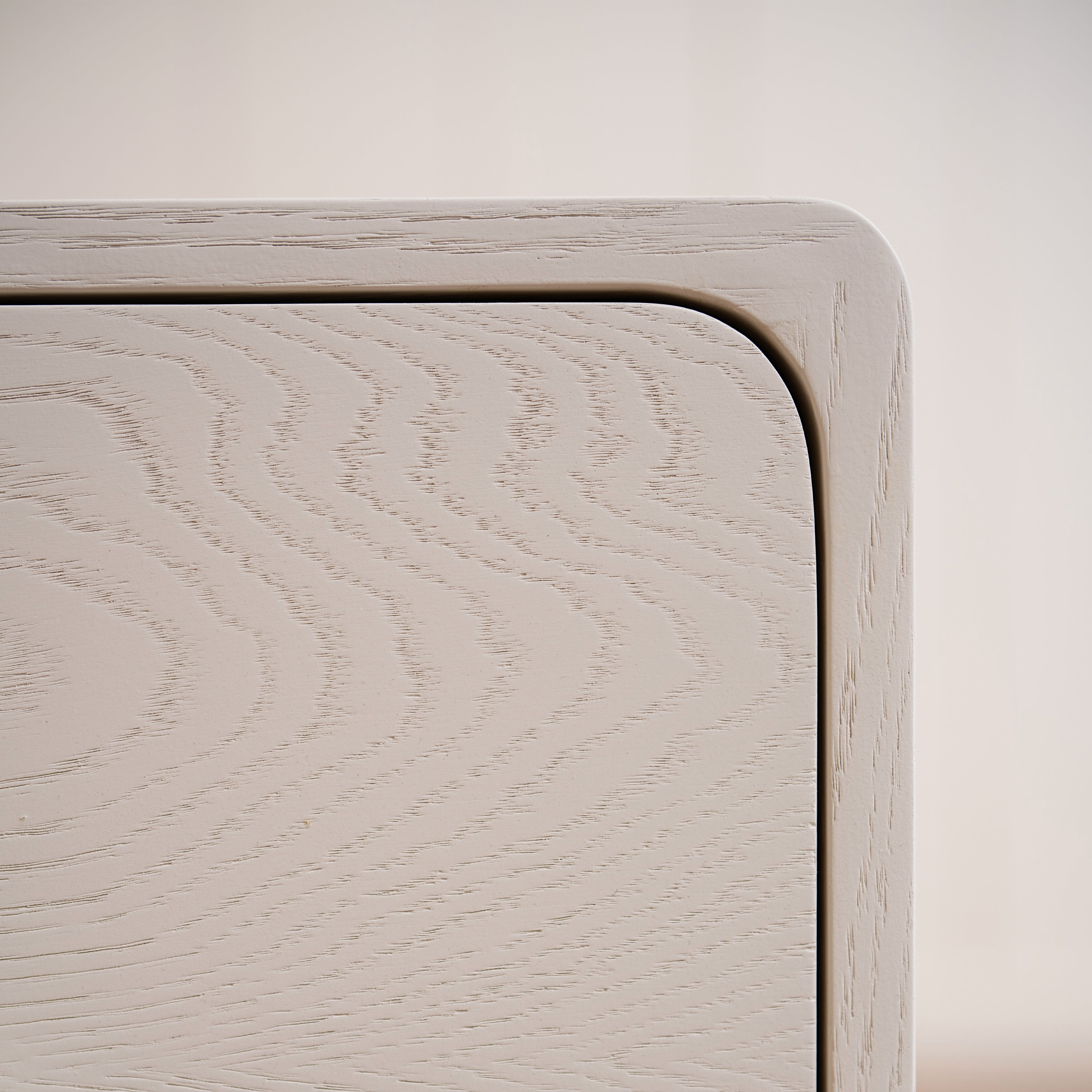 As Shown: 20"L x 18"D x 23"H | Material: Solid Ash | Finish: Wire Brushed Painted EdgeComb Grey