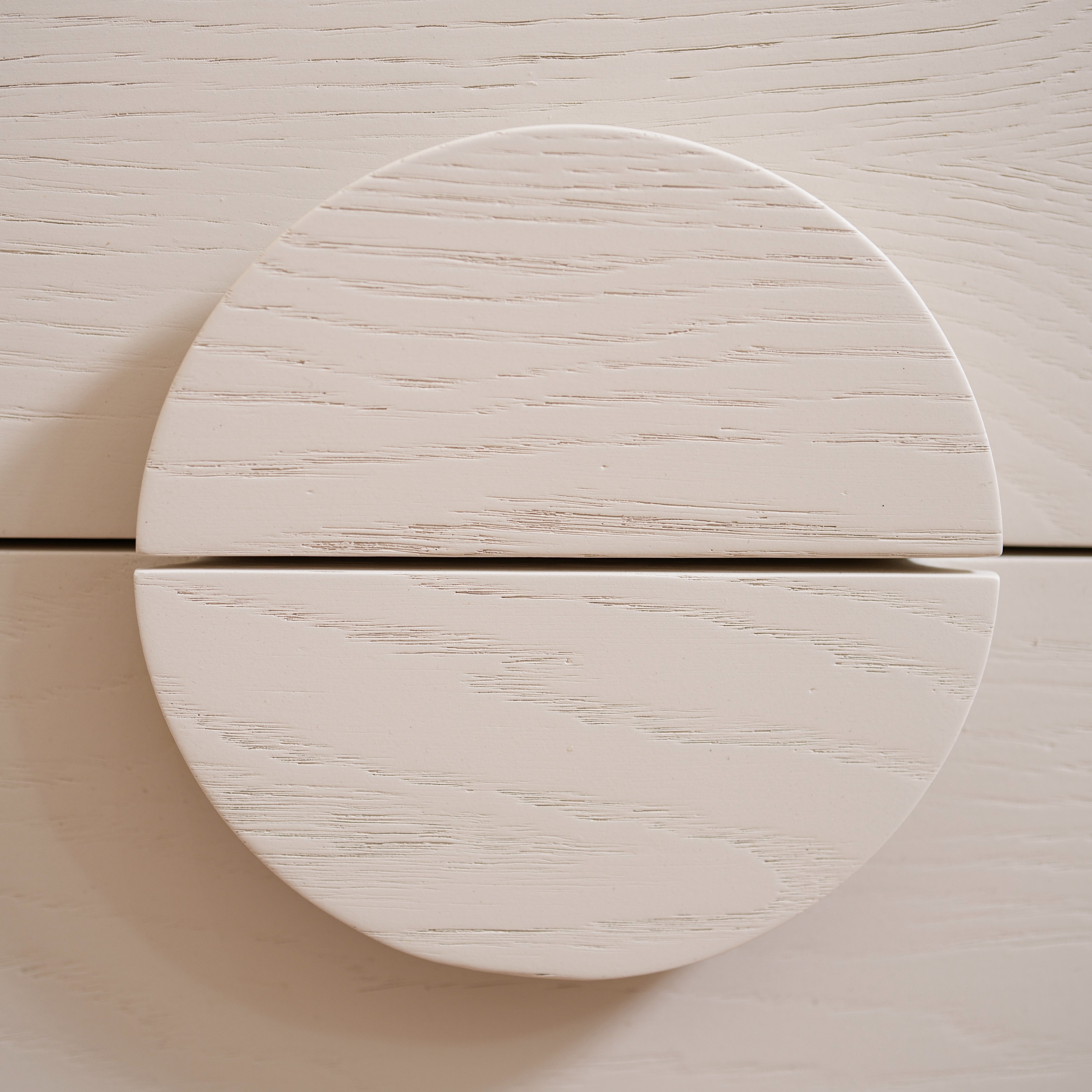 As Shown: 20"L x 18"D x 23"H | Material: Solid Ash | Finish: Wire Brushed Painted EdgeComb Grey