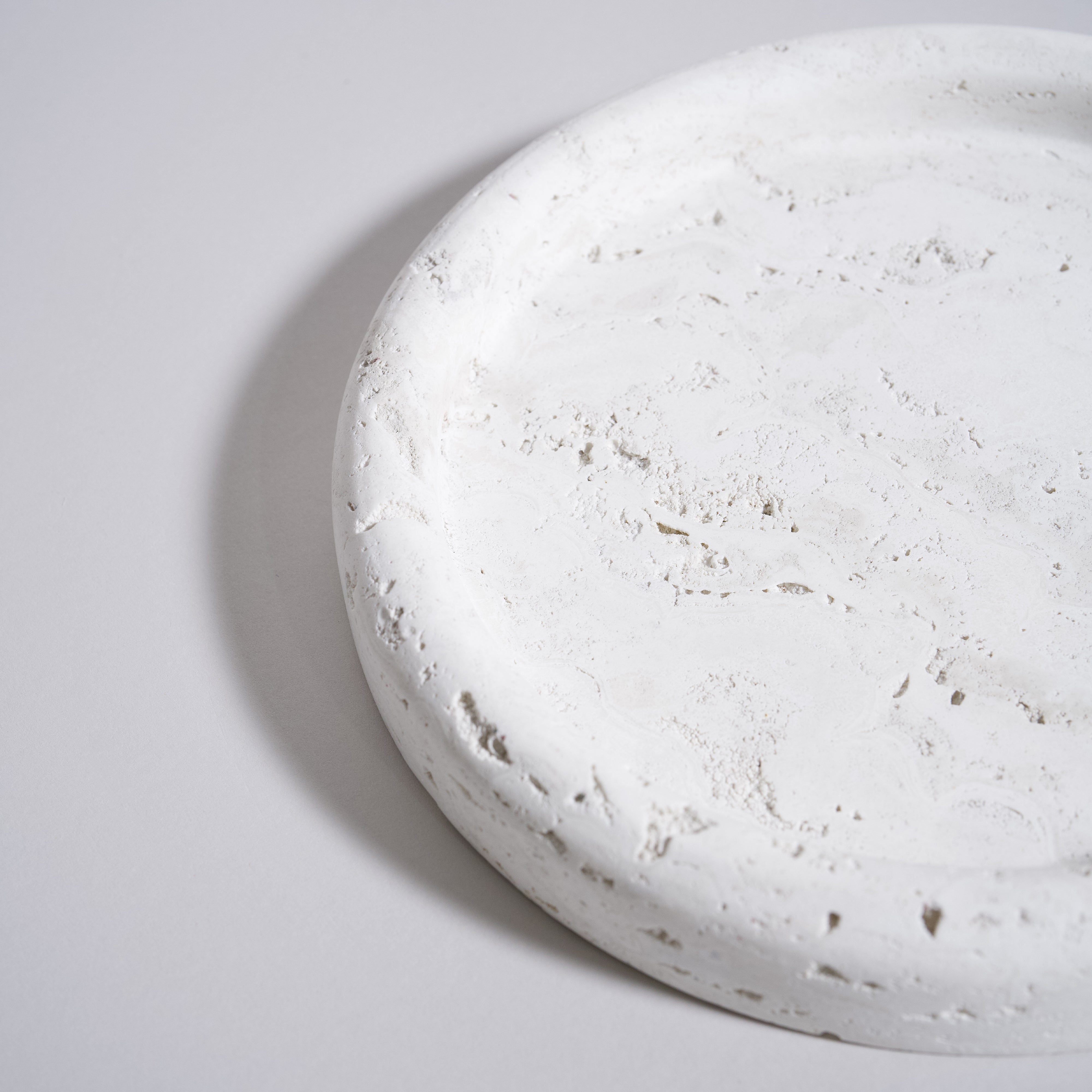 As Shown in White Travertine