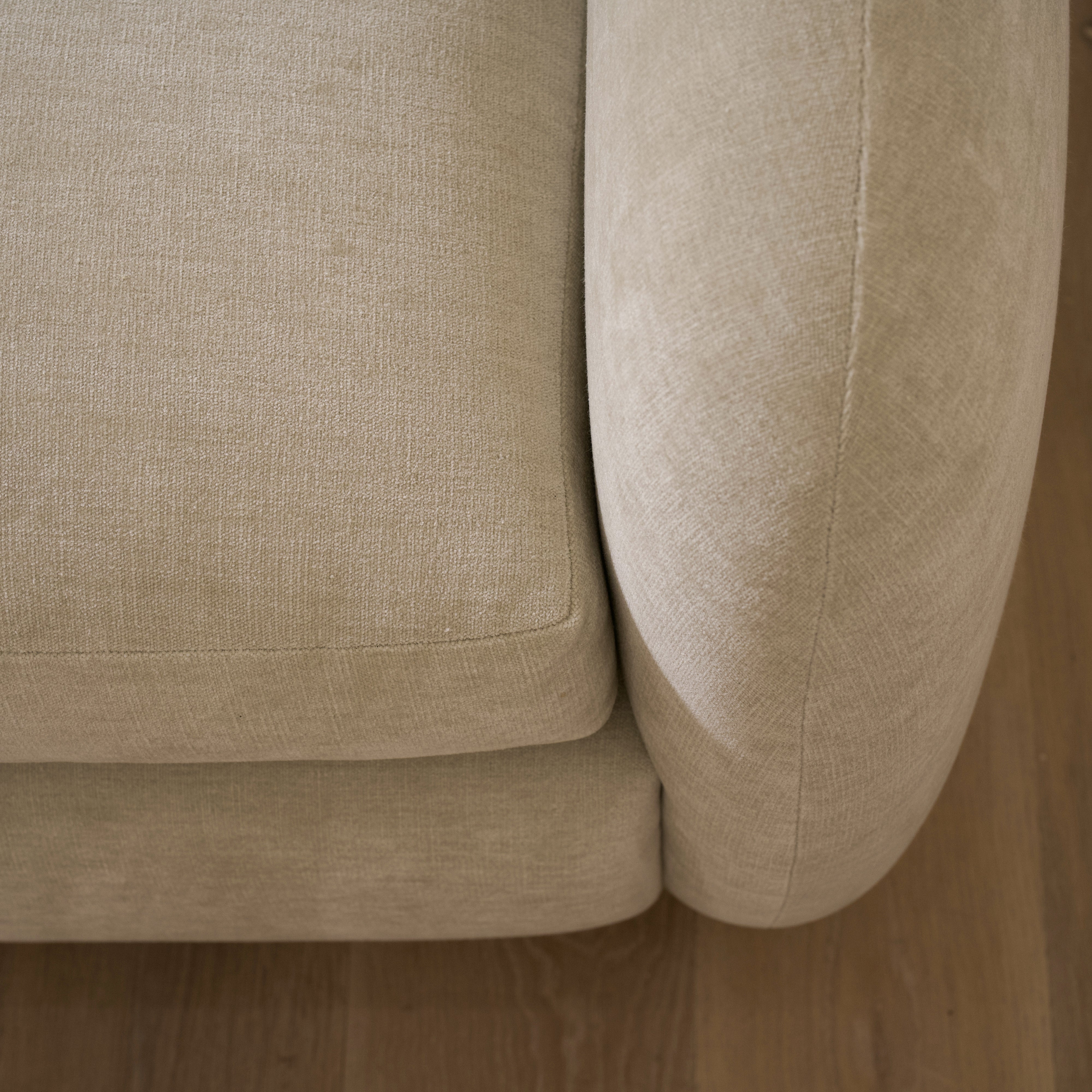 As Shown Upholstered in Canyon Dune, Swivel