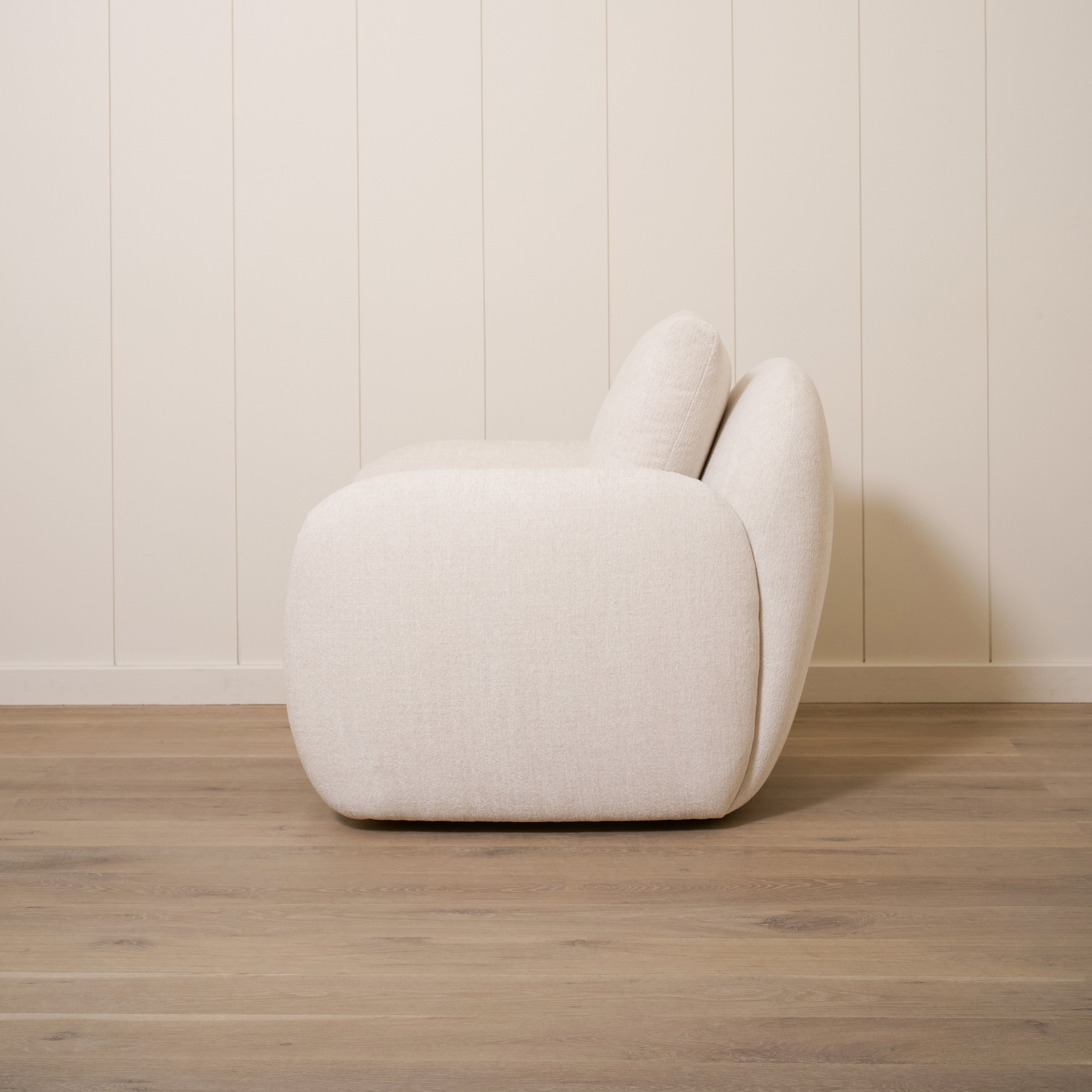 As Shown Upholstered in Dylan Parchment, Swivel
