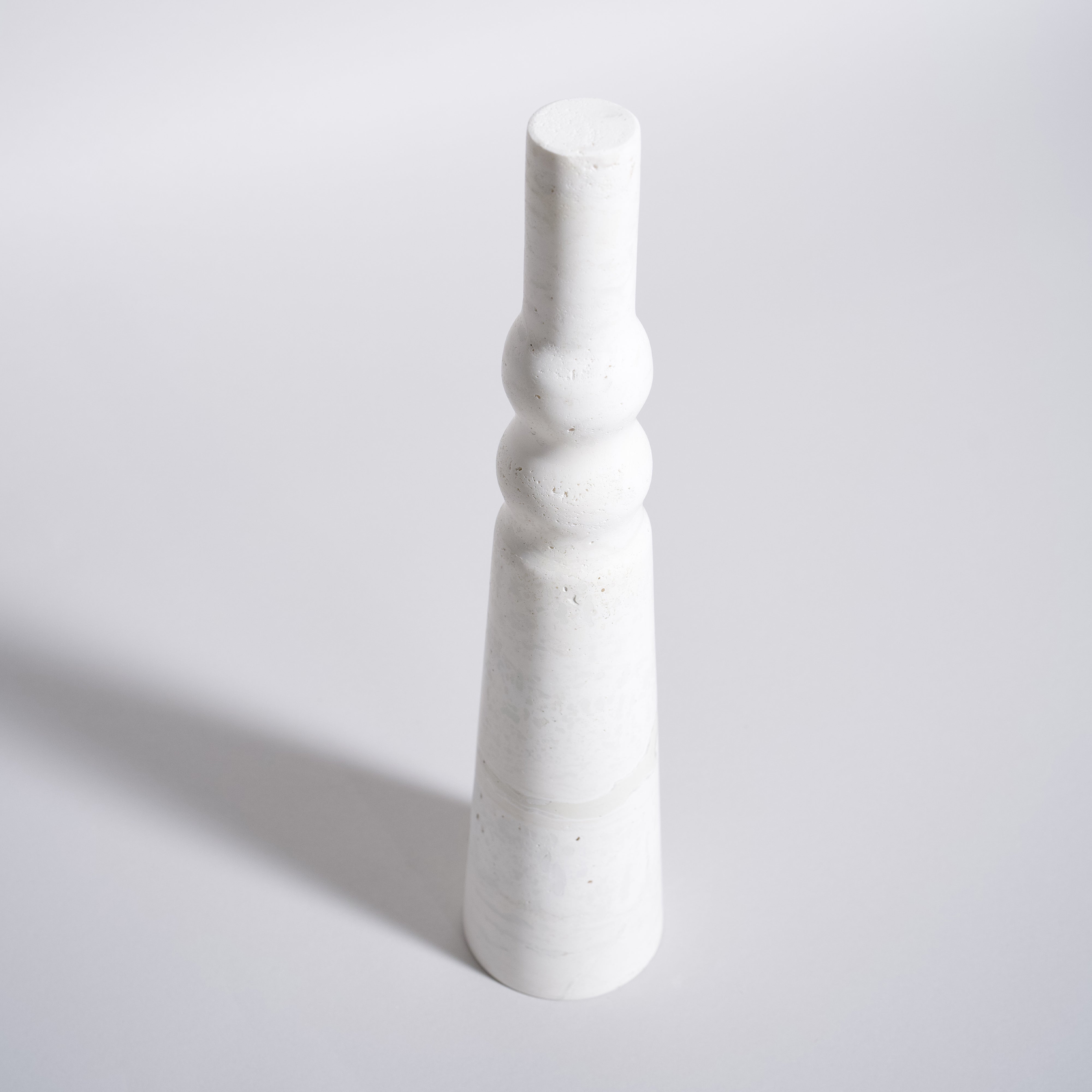 As Shown in Tall, White Travertine