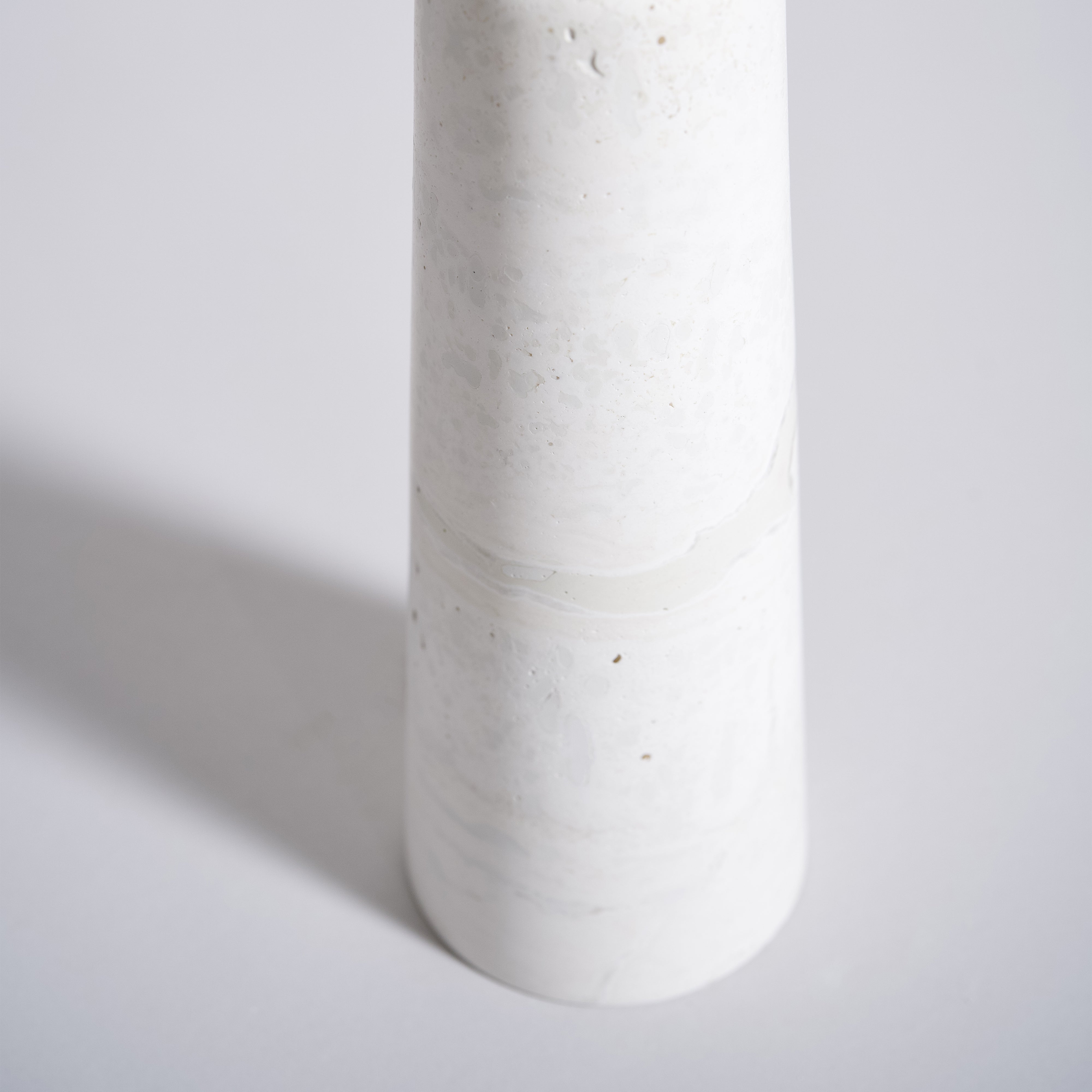 As Shown in Tall, White Travertine