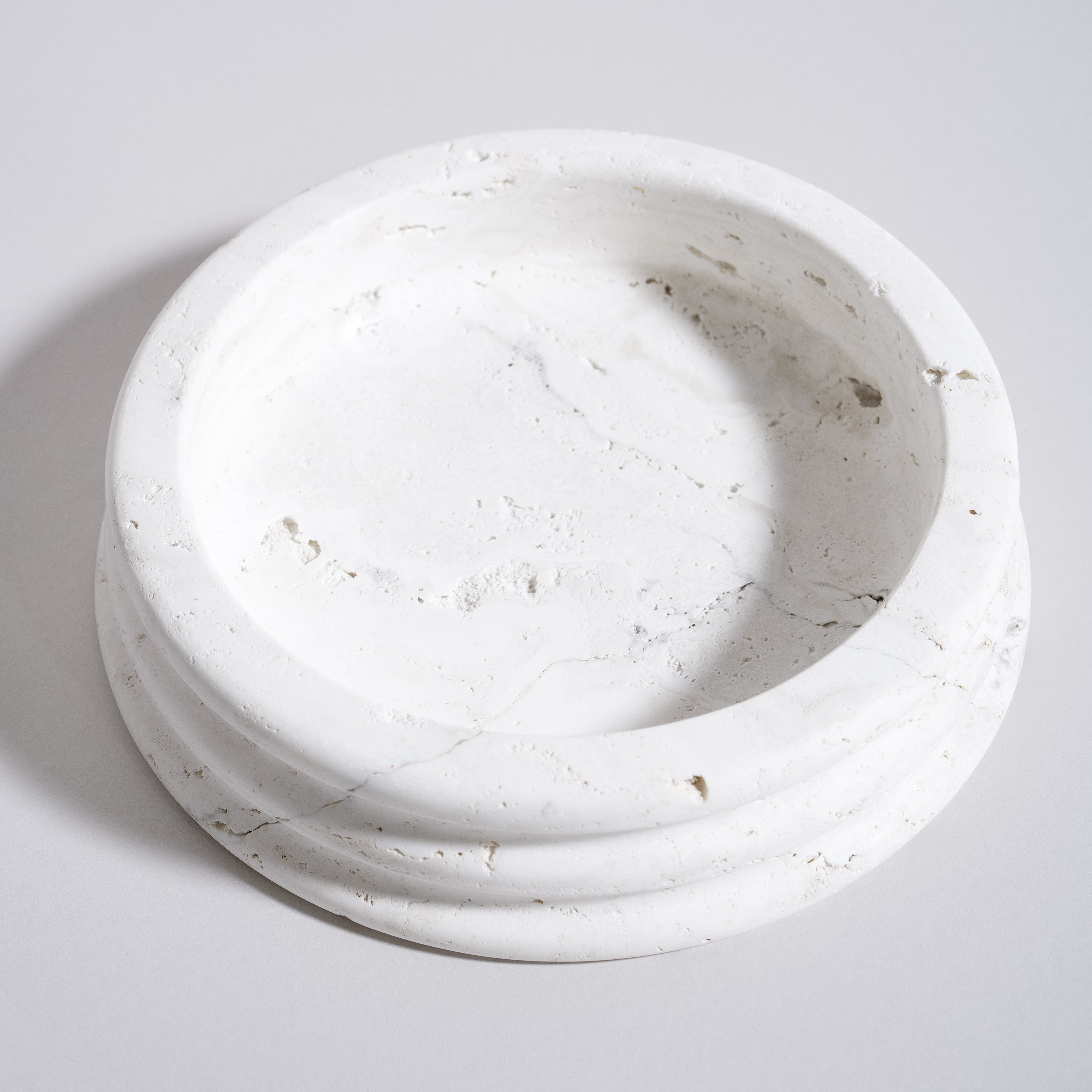 As Shown in White Travertine