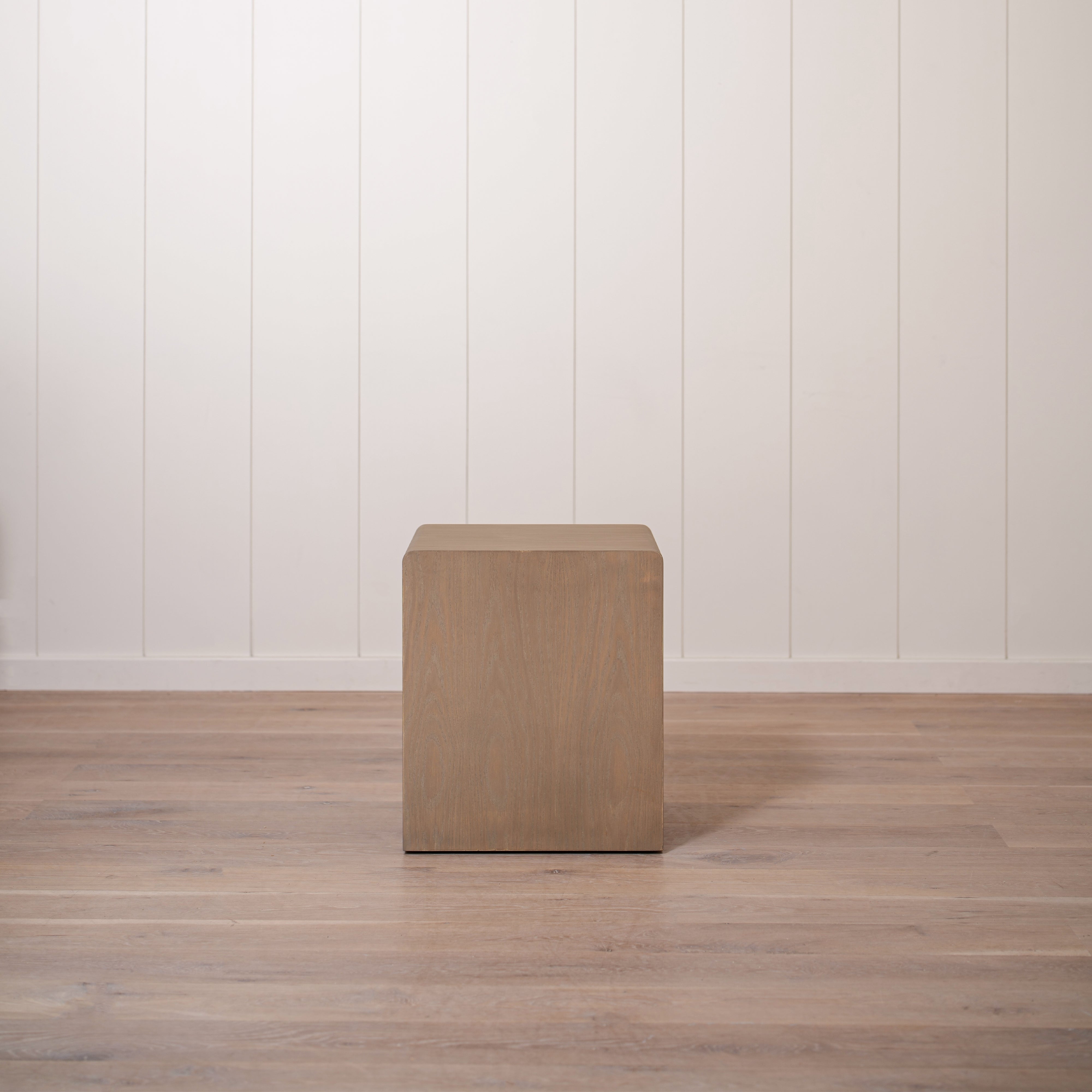 As Shown: 20"L x 18"D x 23"H | Material: Solid Oak | Finish: Hazel