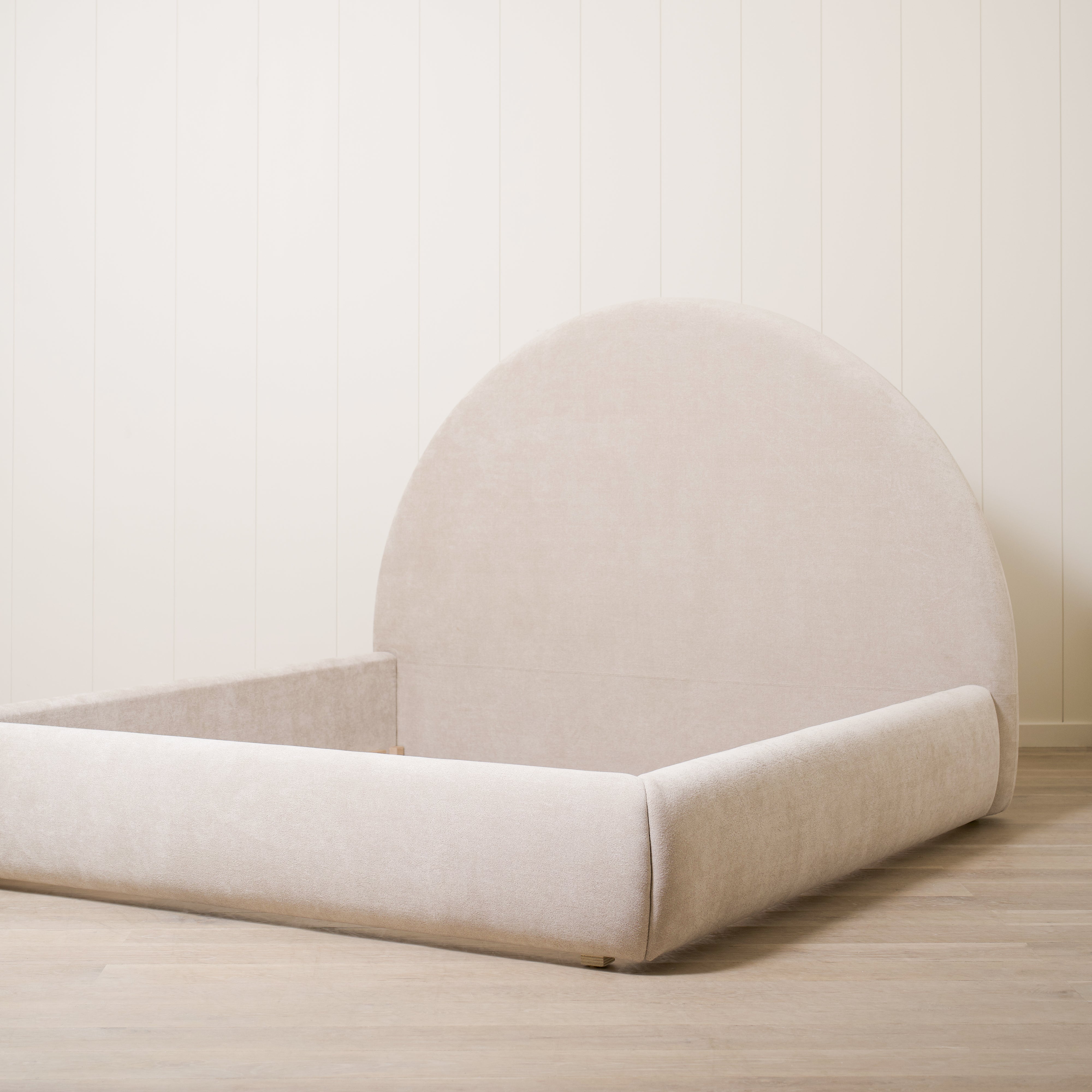 As Shown: King | Style: Upholstered | Fabric: Barney Sand | Finish: N/A