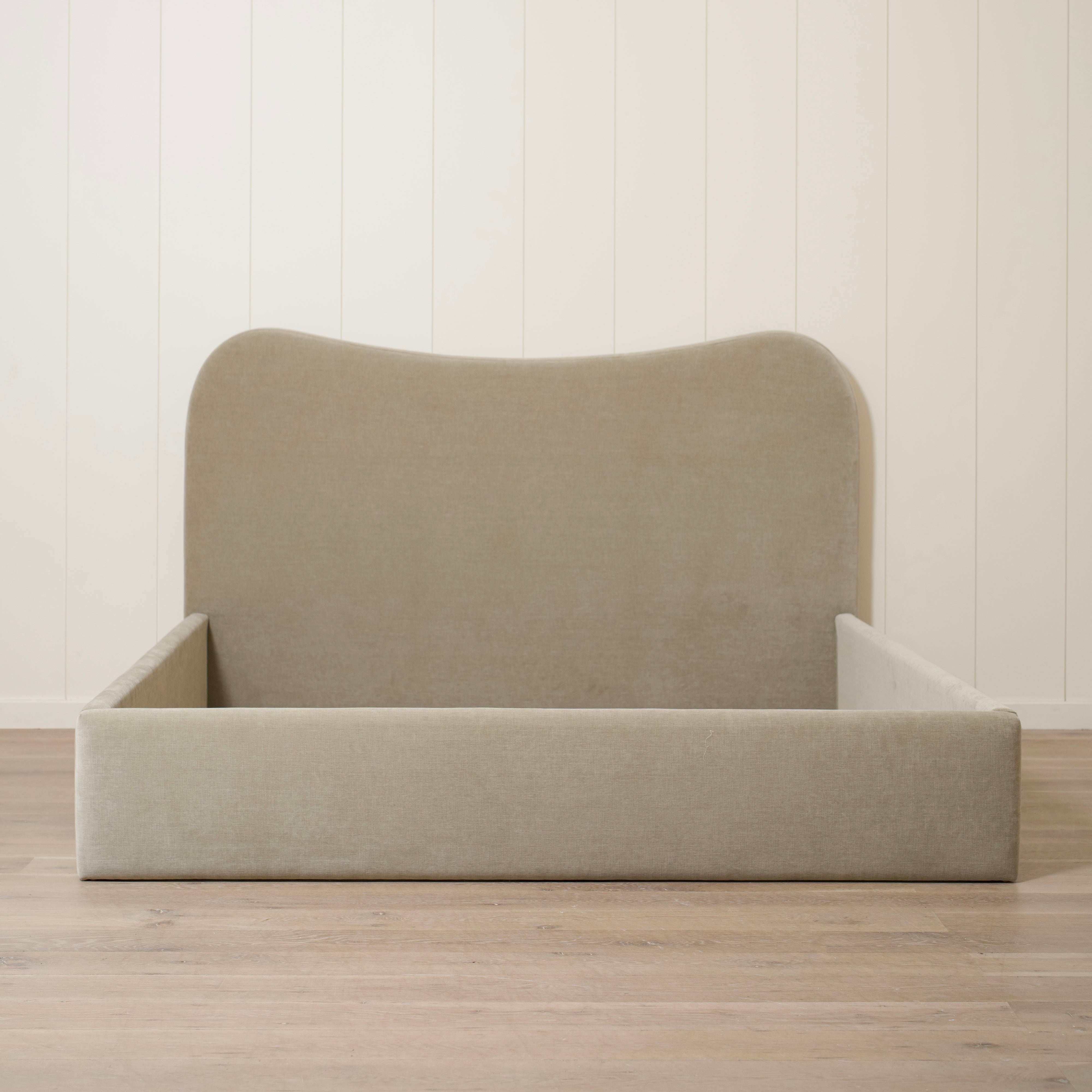 As Shown: King | Style: Upholstered | Fabric: Canyon Sage | Finish: N/A
