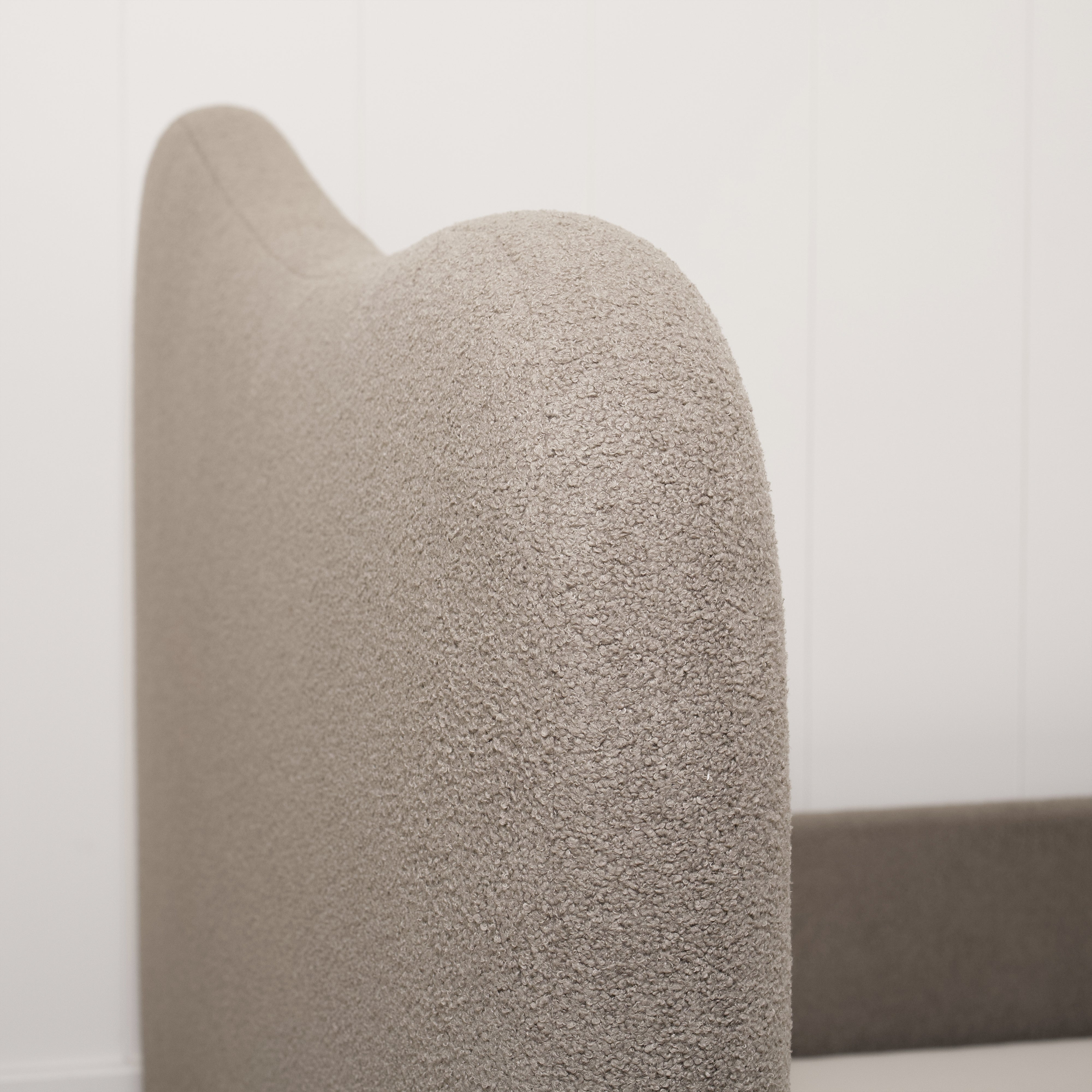 As Shown: King | Style: Upholstered | Fabric: Peak Cocoa | Finish: N/A