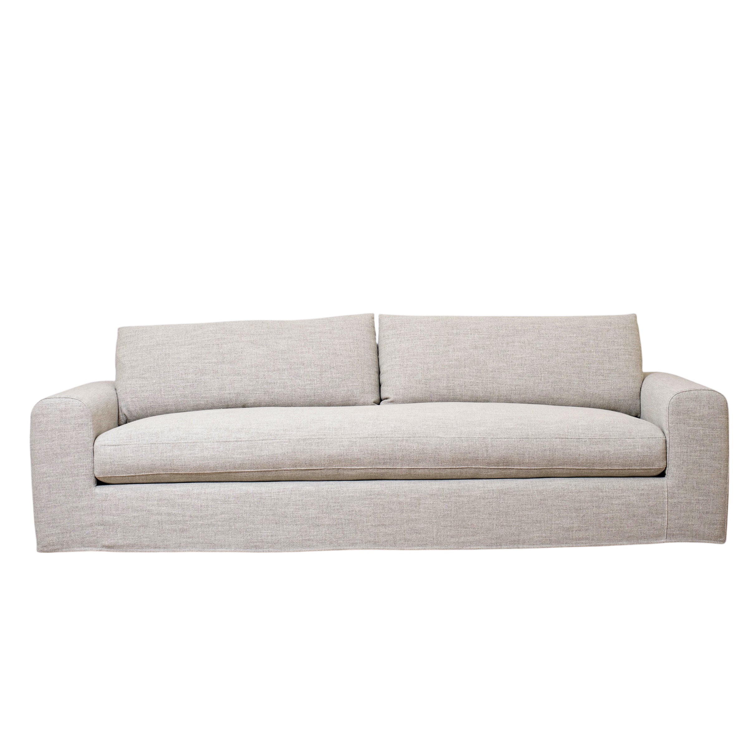 As Shown in Large, Slipcovered in Belgian Fog