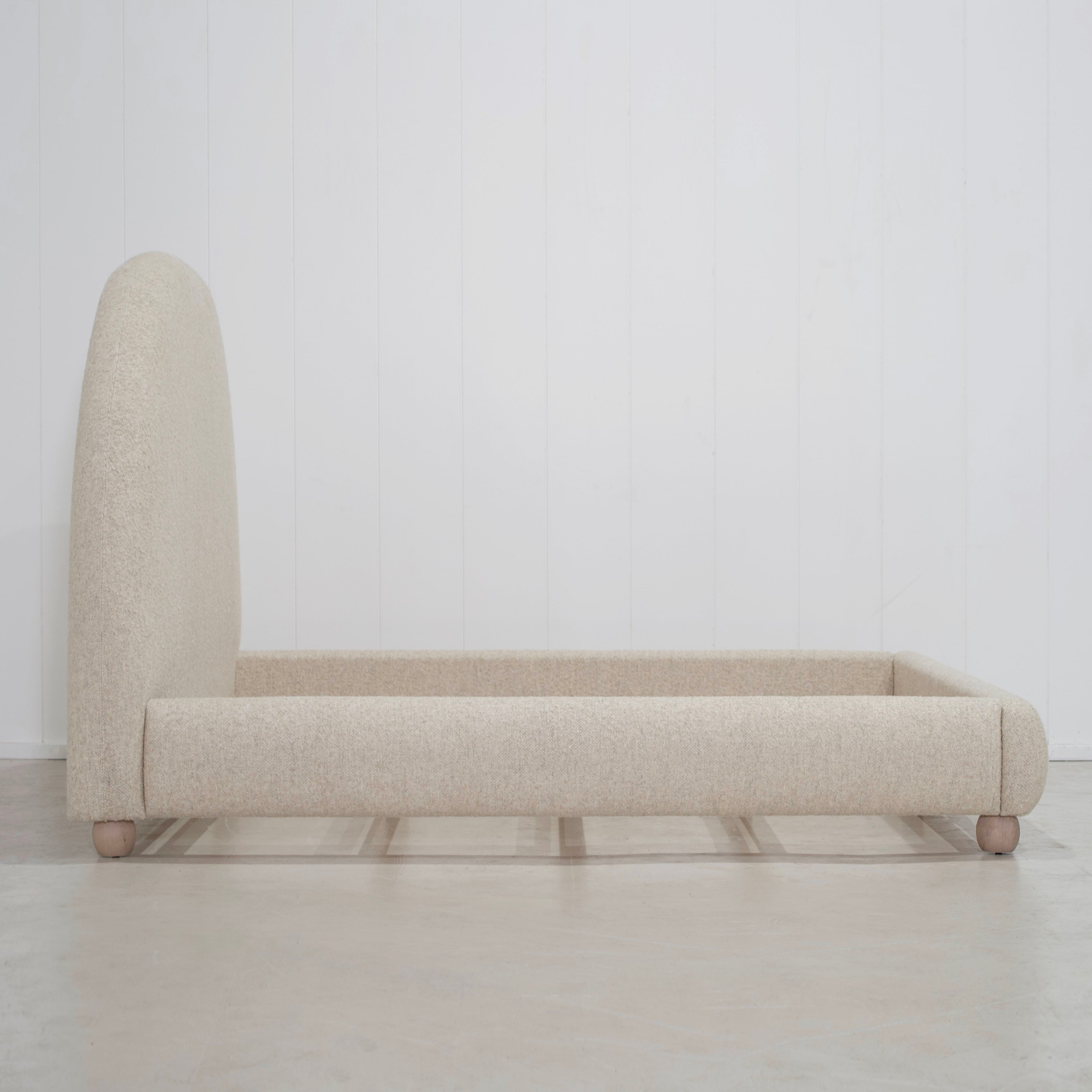 As Shown: in Berber Natural. Oak finished in Mint White Natural.