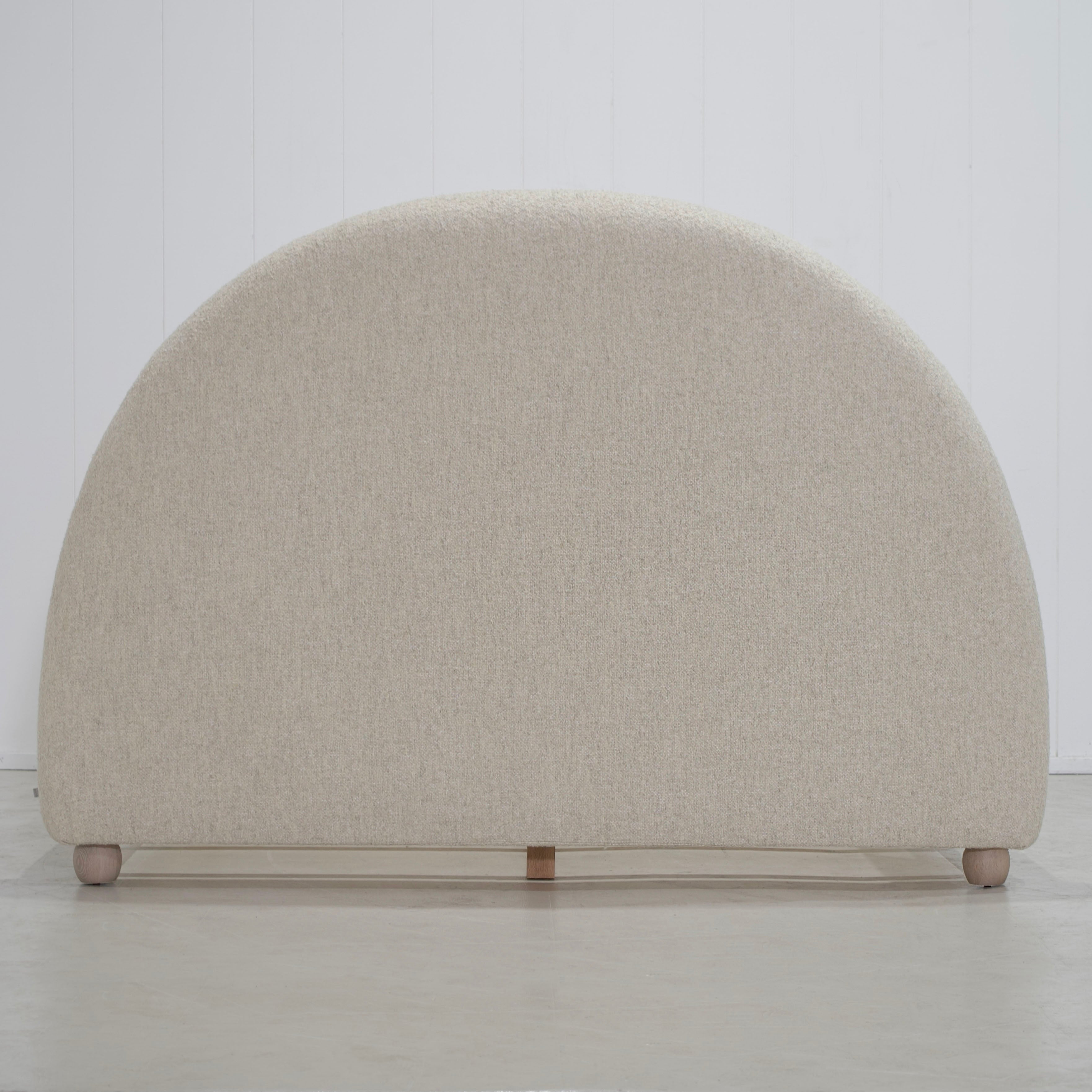 As Shown: in Berber Natural. Oak finished in Mint White Natural.