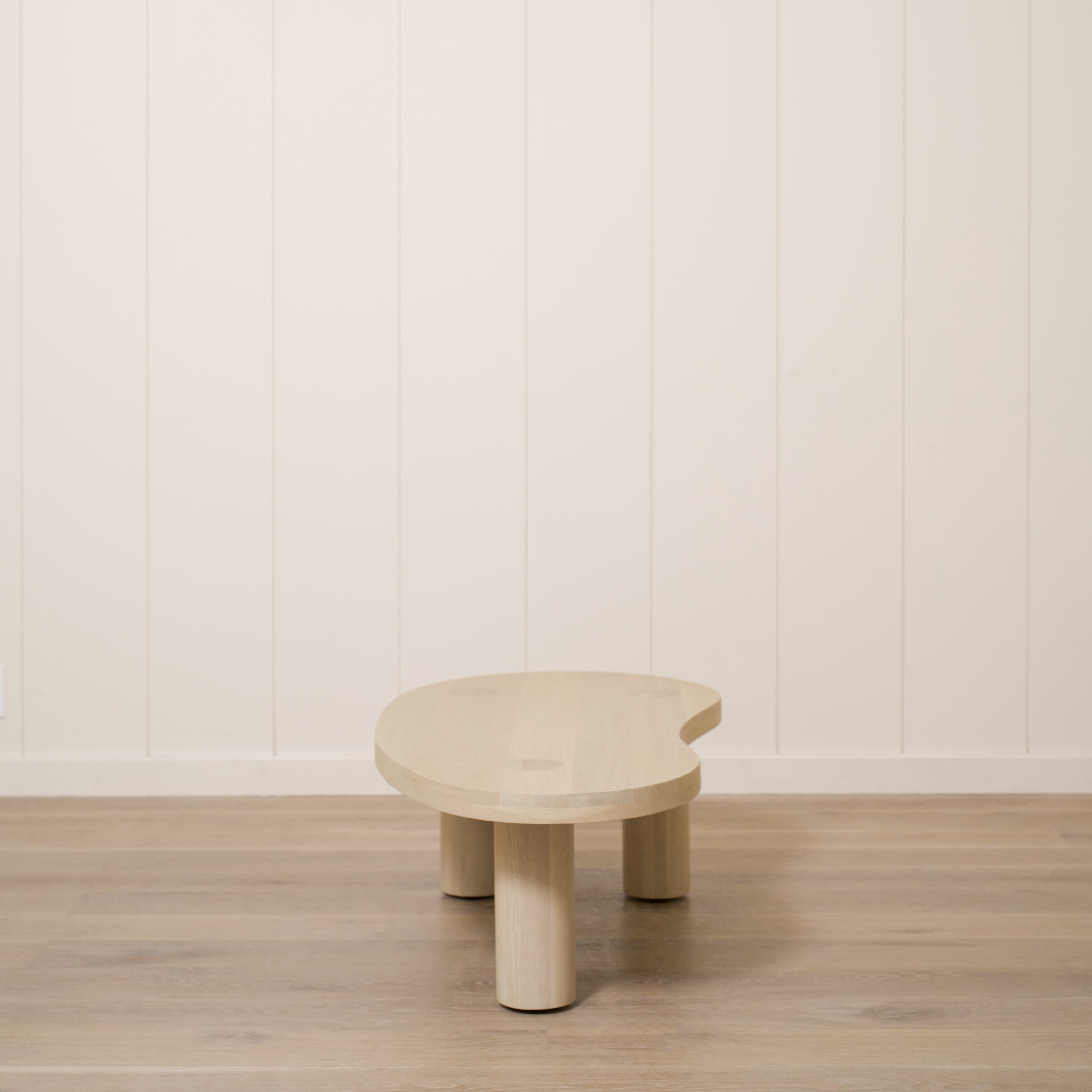 As Shown: 48"W x 24"W x 15"H | Material: Solid Oak | Finish: Sand