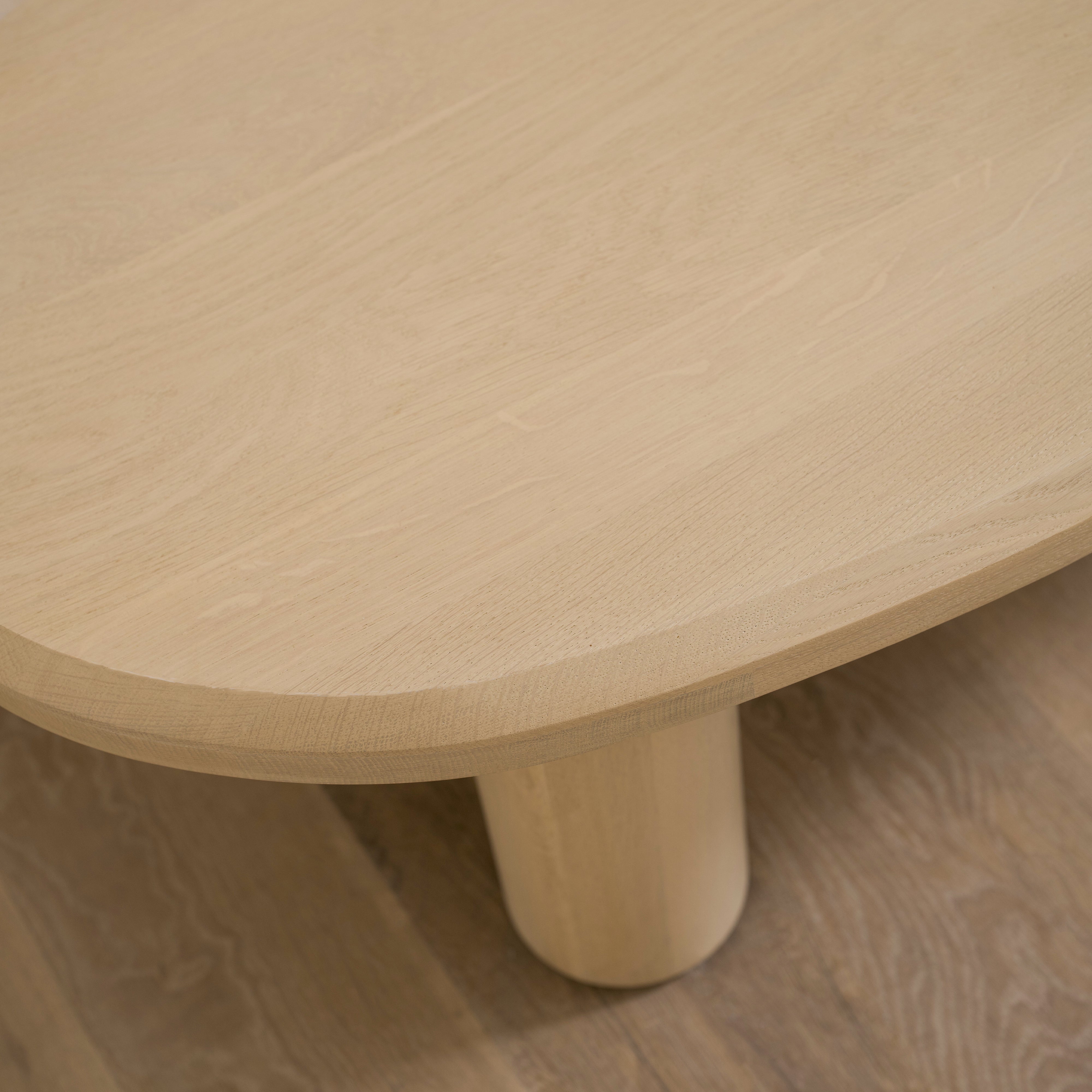 As Shown: Melo Tall #1 + Melo Short #1 | Material: Solid and Engineered Oak | Finish: Sand