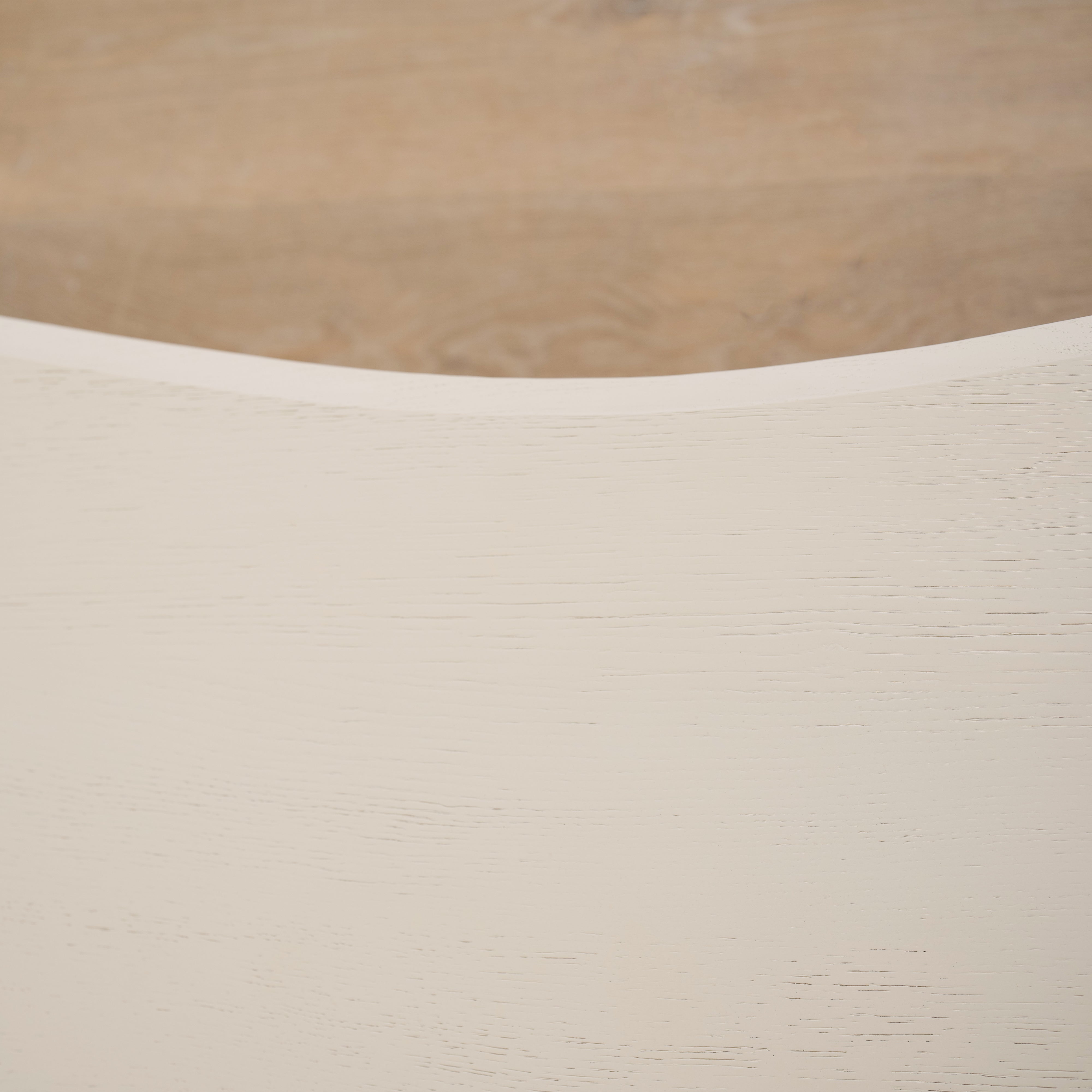As Shown: 78"W x 22"D x 16"H | Material: Solid Oak | Finish: Wirebrushed Edgecomb Grey