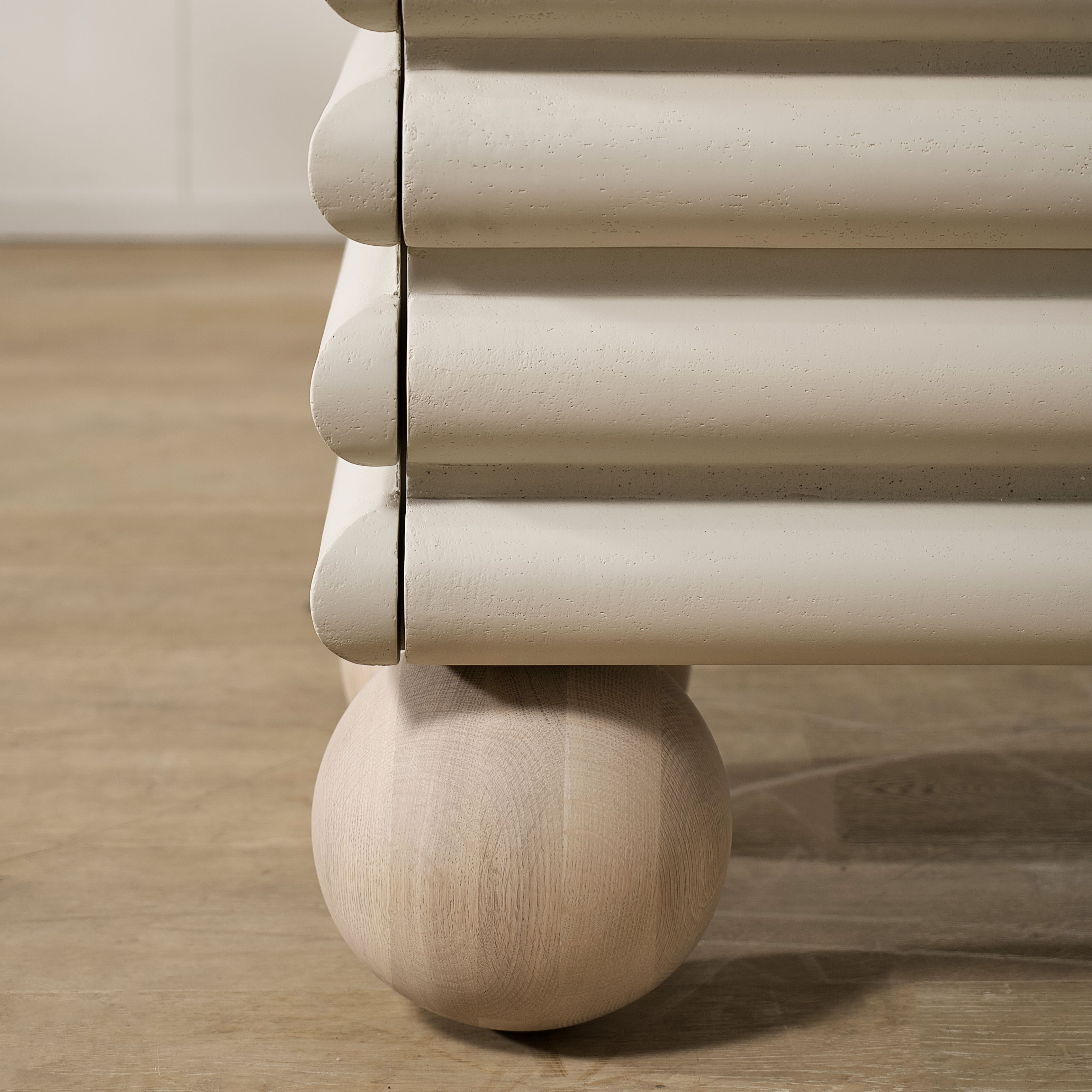 As Shown: 60"W x 24"D x 35"H | Style: Painted limestone | Paint(Frame): EdgeComb Grey | Finish(Base): Sand