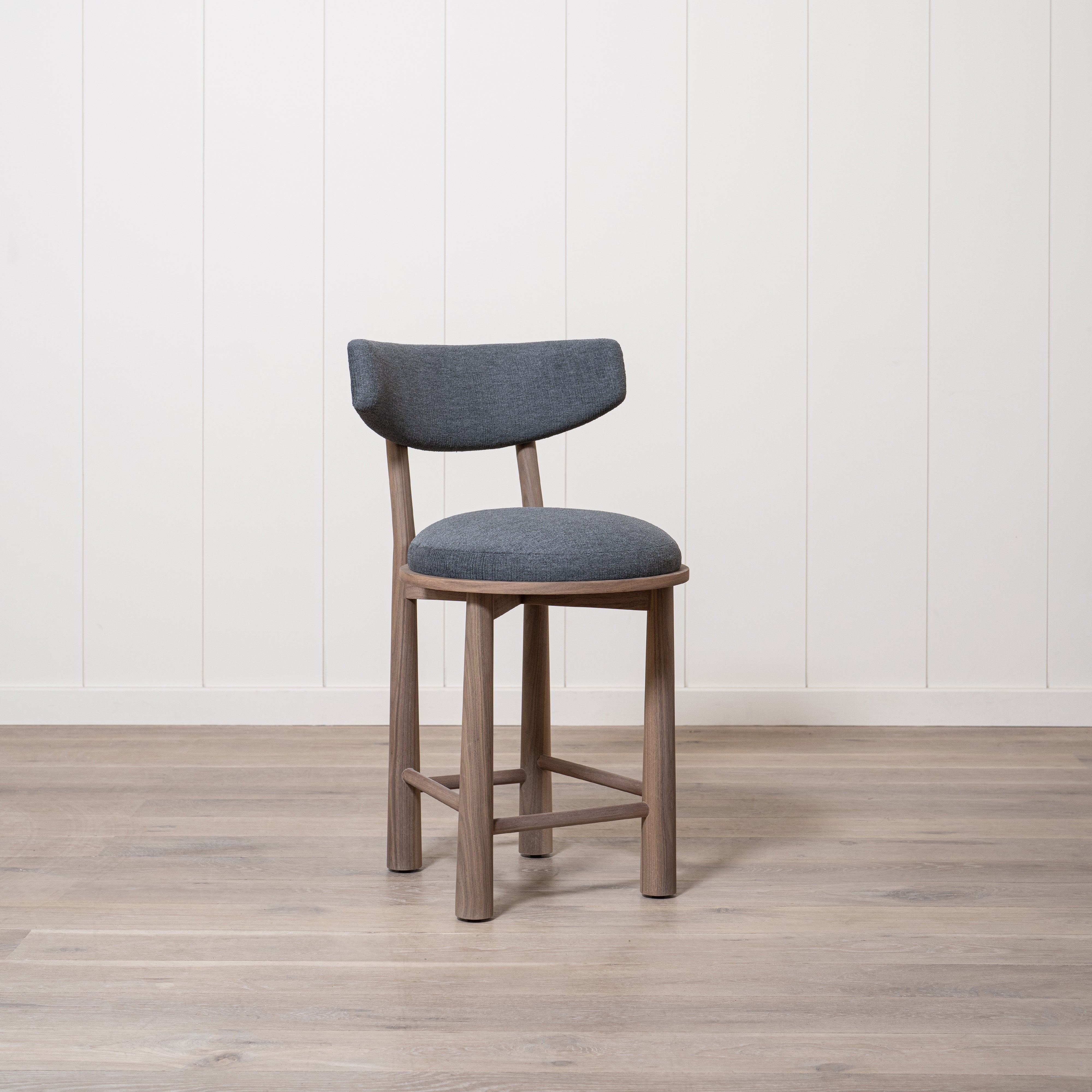 As Shown: 22"W x 21"D x 37"H | Style: Upholstered | Fabric: COM | Finish: Chestnut