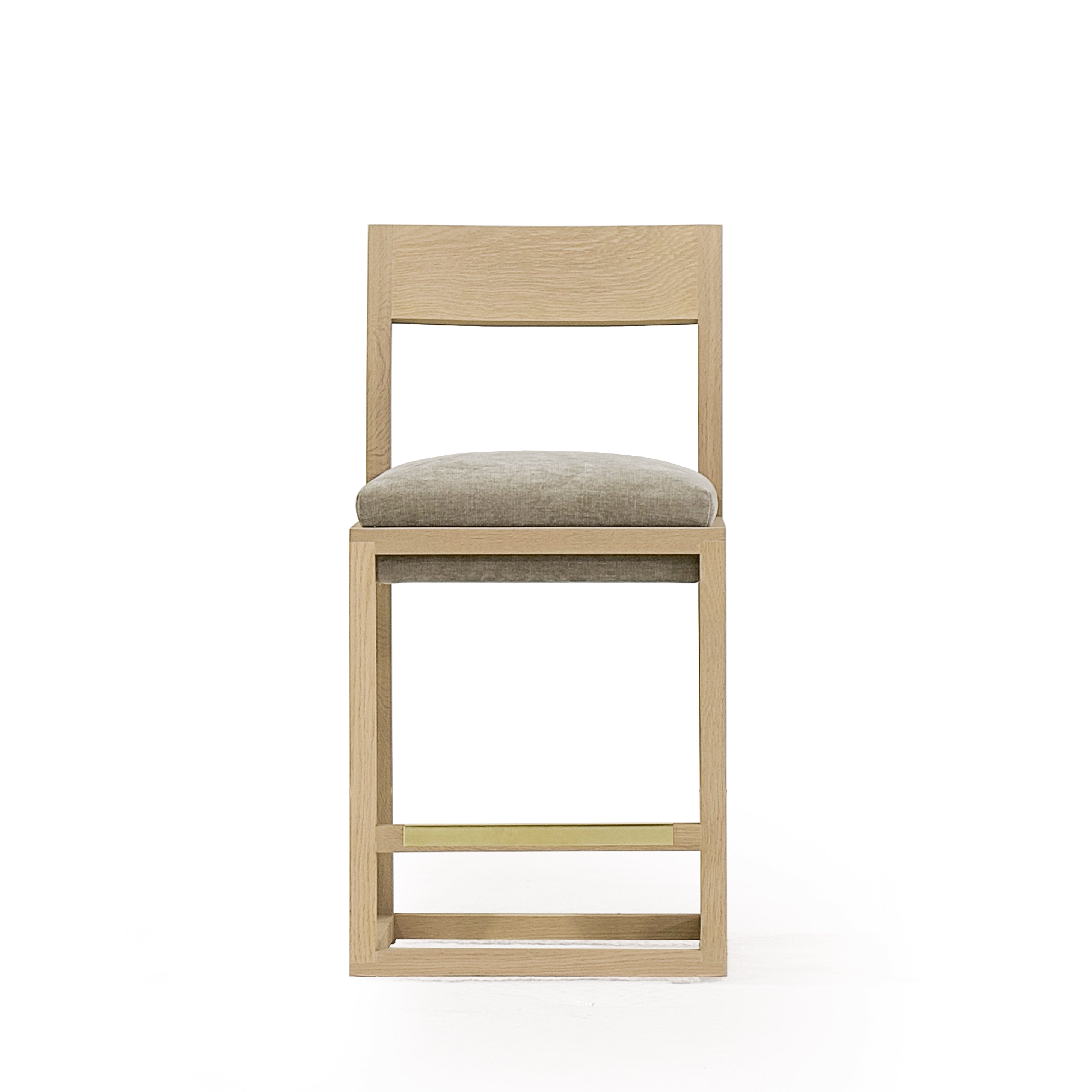 As Shown: Bar height: 18"W x 20"D x 42"H | Fabric: Canyon Chestnut | Finish: Natural