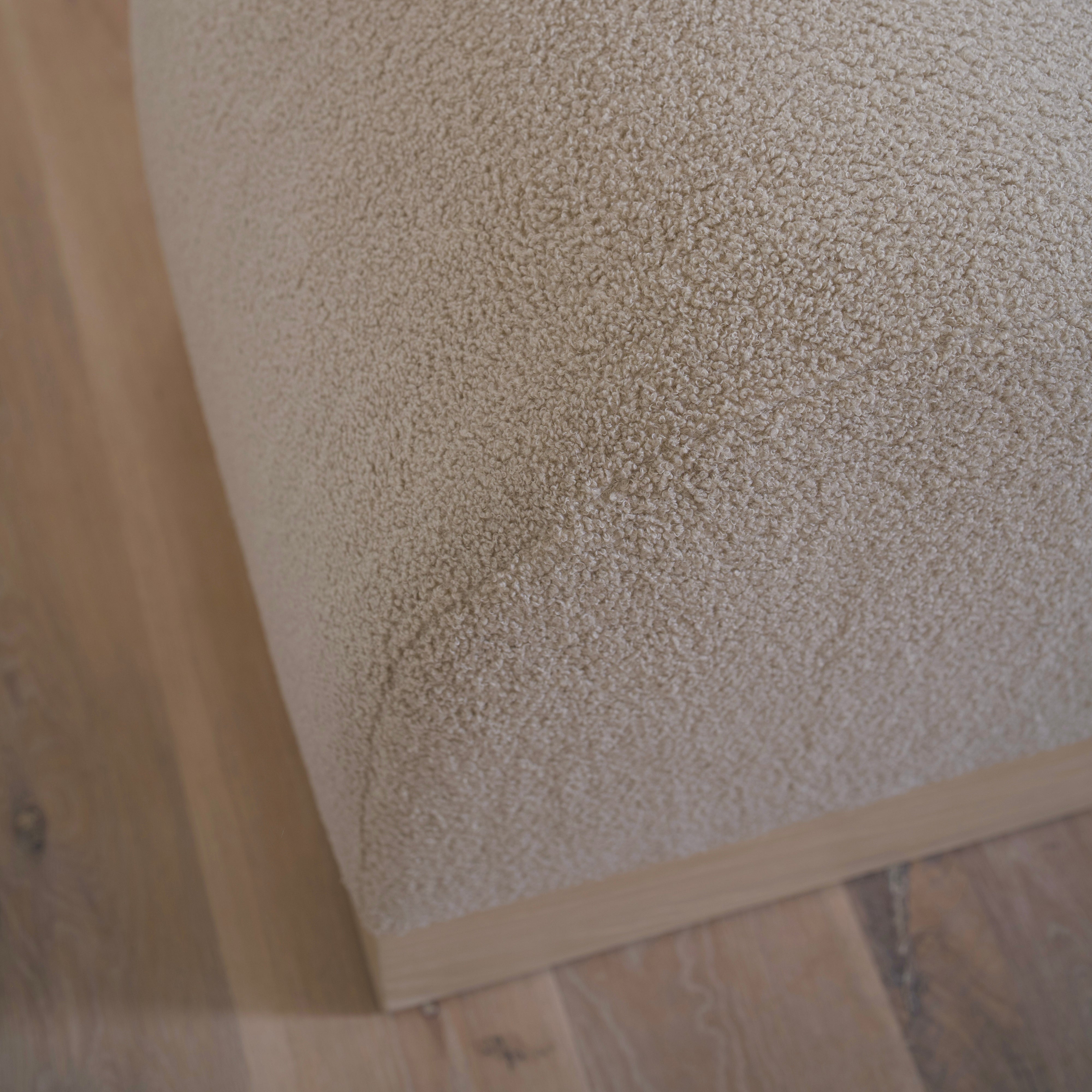 As Shown: 73"L x 20"D x 23"H | Style: Upholstered | Fabric: Peak Taupe | Finish: Bran