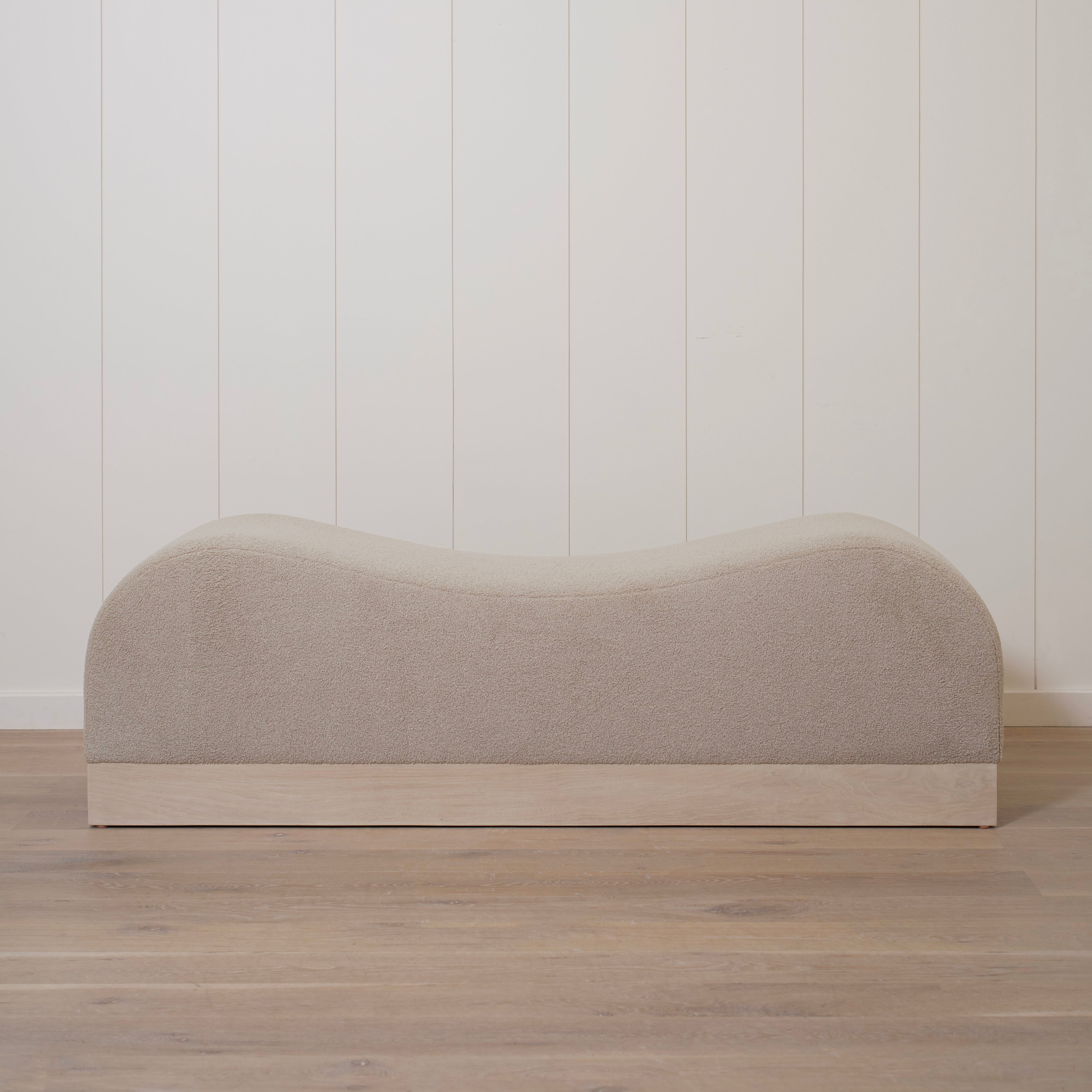 As Shown: 73"L x 20"D x 23"H | Style: Upholstered | Fabric: Peak Taupe | Finish: Bran