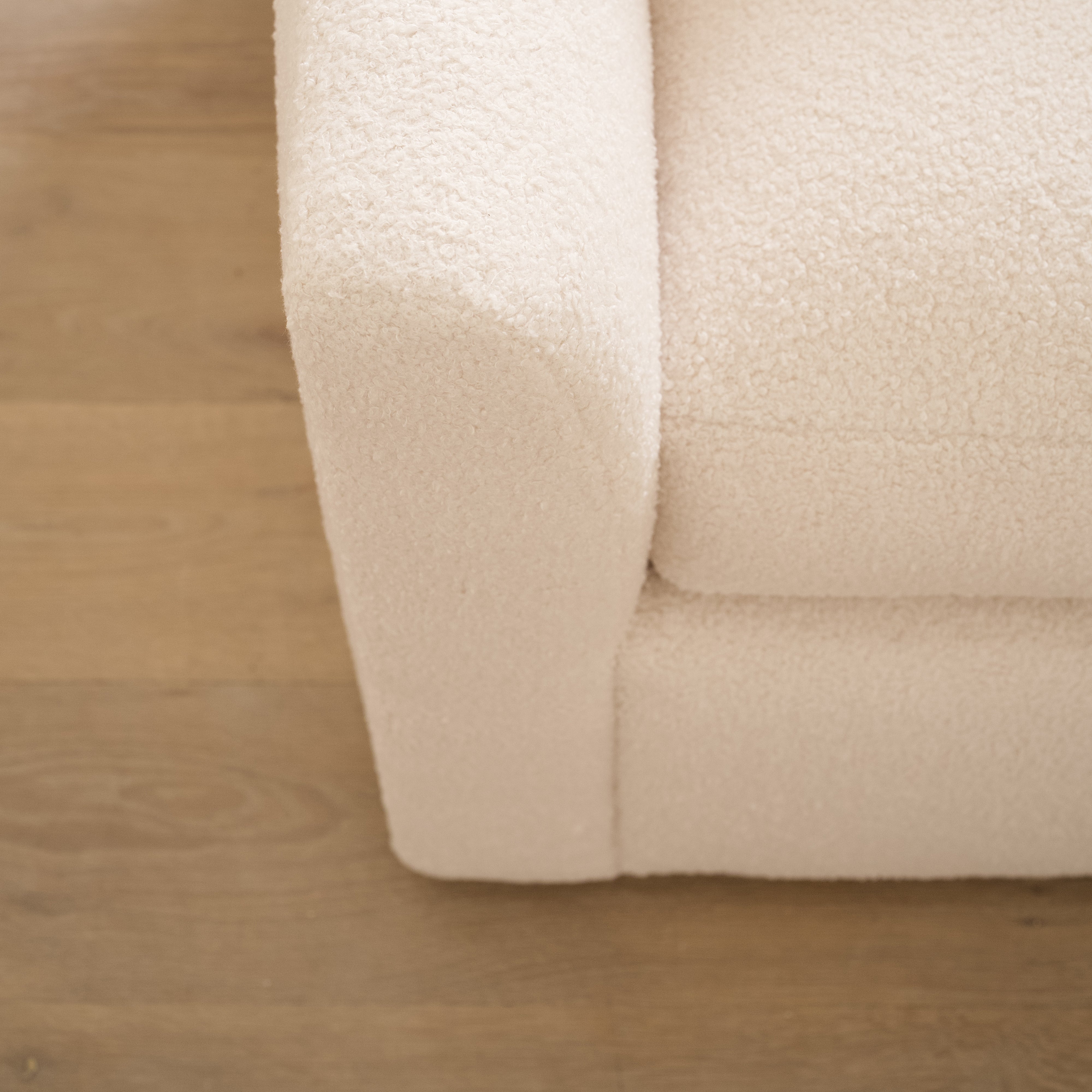 As Shown: 40"L x 39"D x 33"H | Style: Upholstered | Fabric: Peak Ivory | Base: Swivel | Finish: N/A