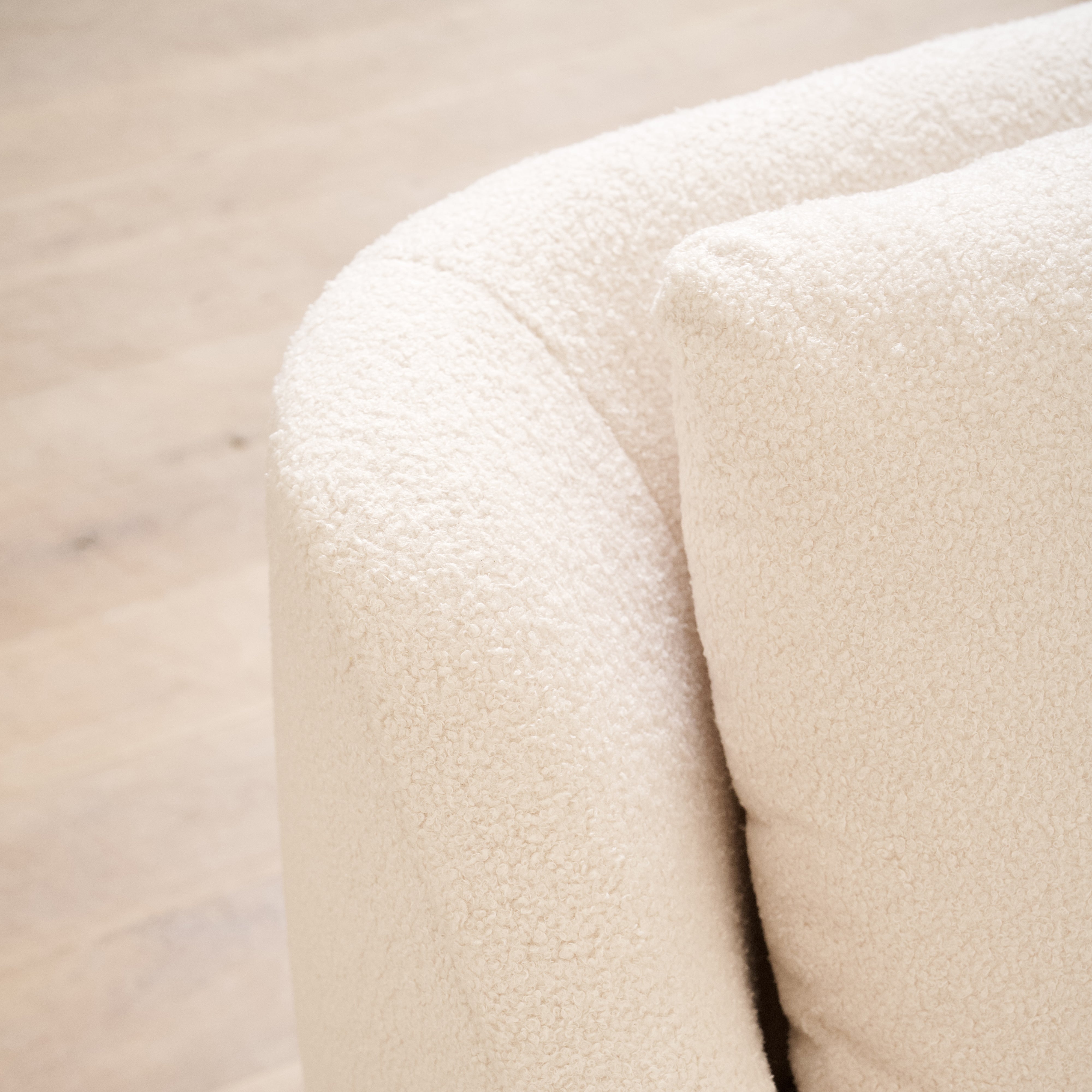 As Shown: 35"L x 39"D x 33"H | Style: Upholstered | Fabric: Peak Ivory | Base: Swivel | Finish: N/A