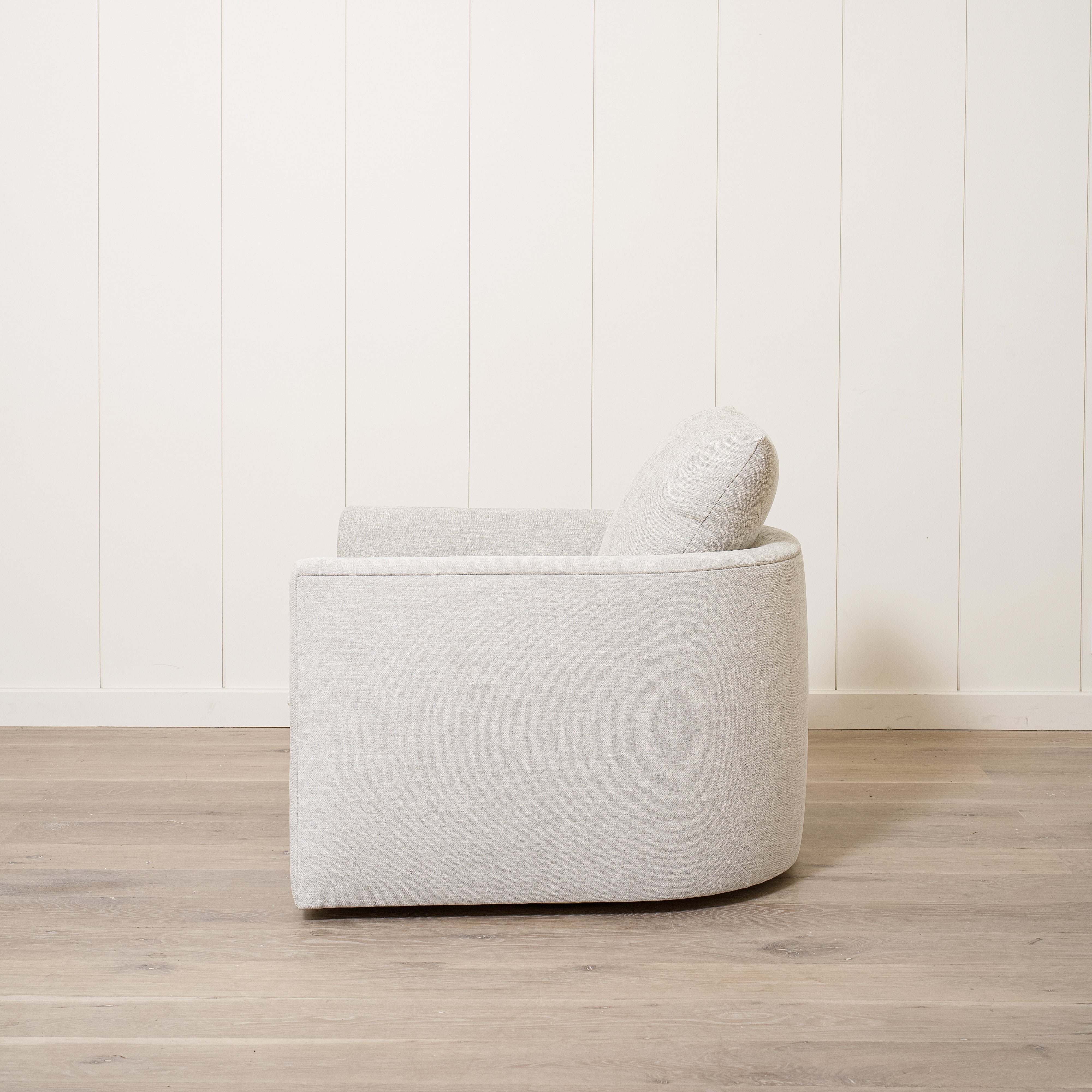 As Shown in Upholstered Sawyer Pewter