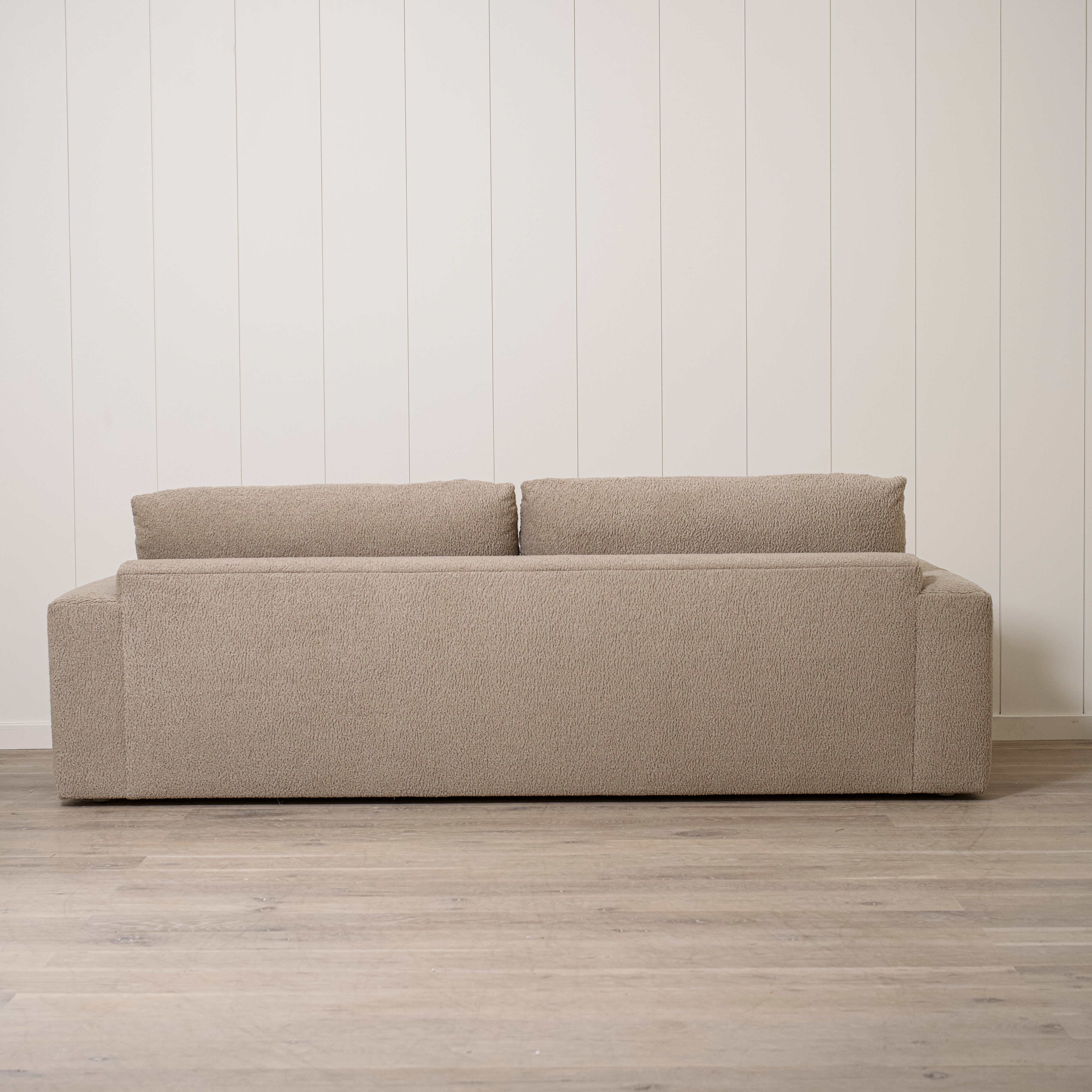 As Shown in Large, Upholstered in Sheepskin Toast