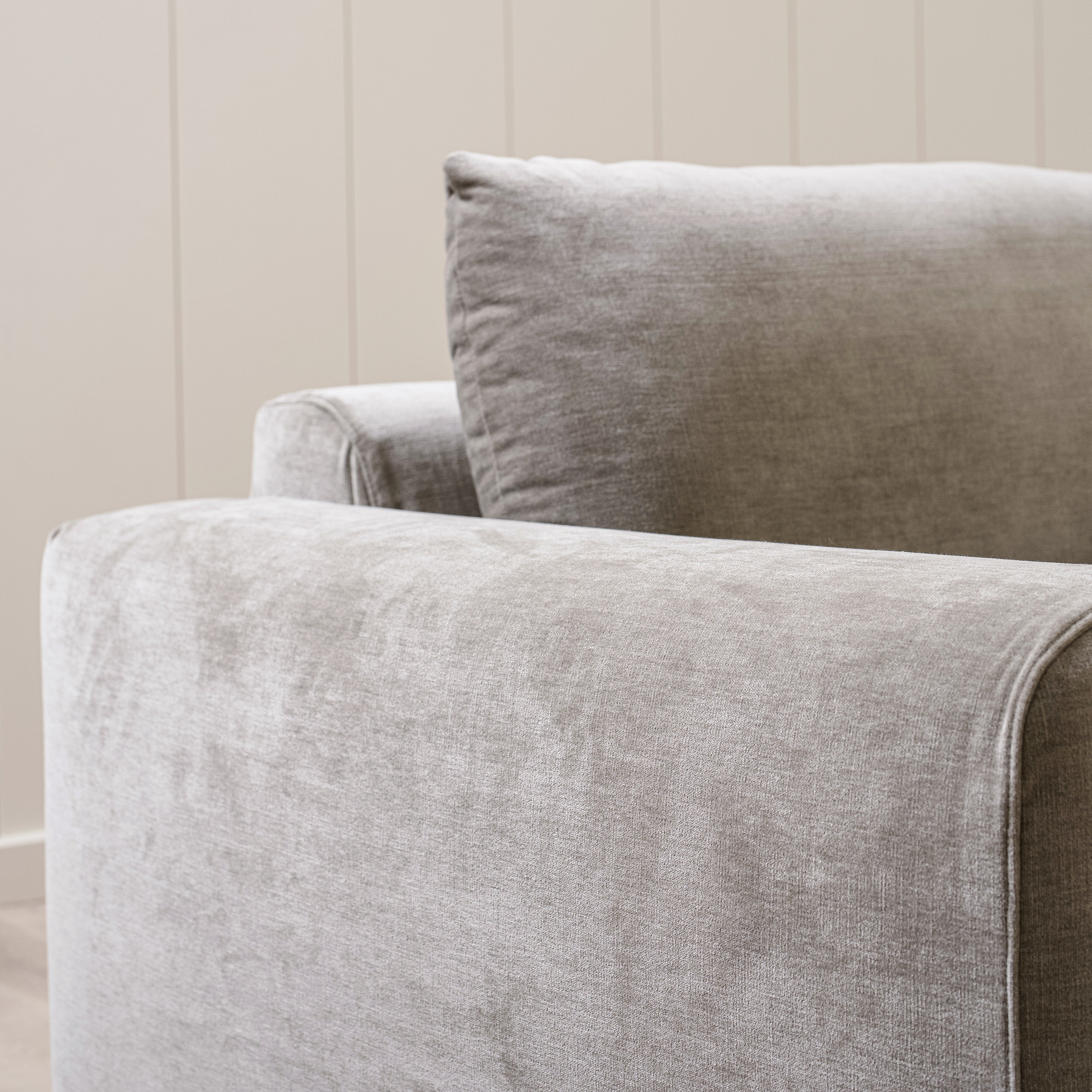 As Shown in Large, Slipcovered in Canyon Shale