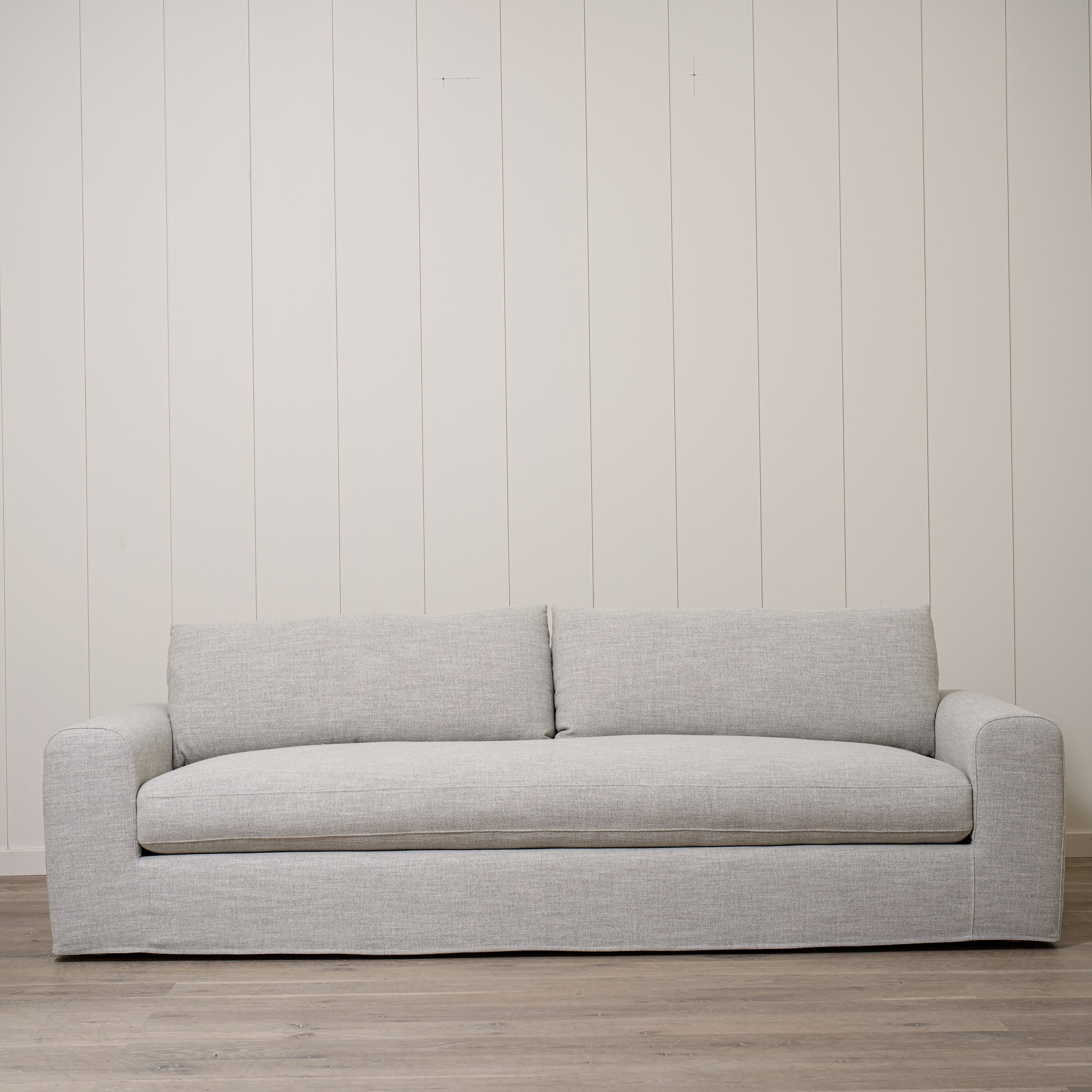 As Shown in Large, Slipcovered in Belgian Fog