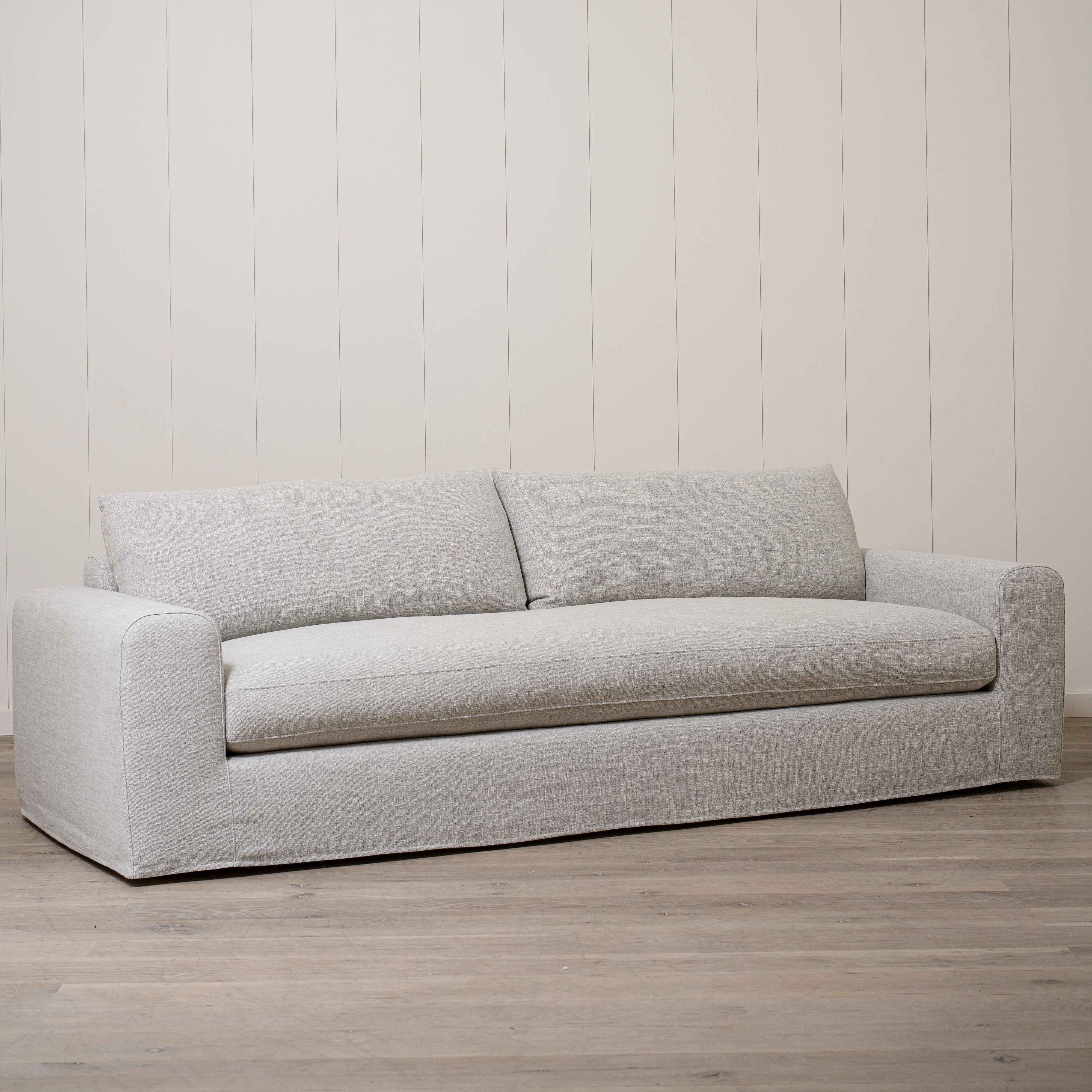 As Shown in Large, Slipcovered in Belgian Fog