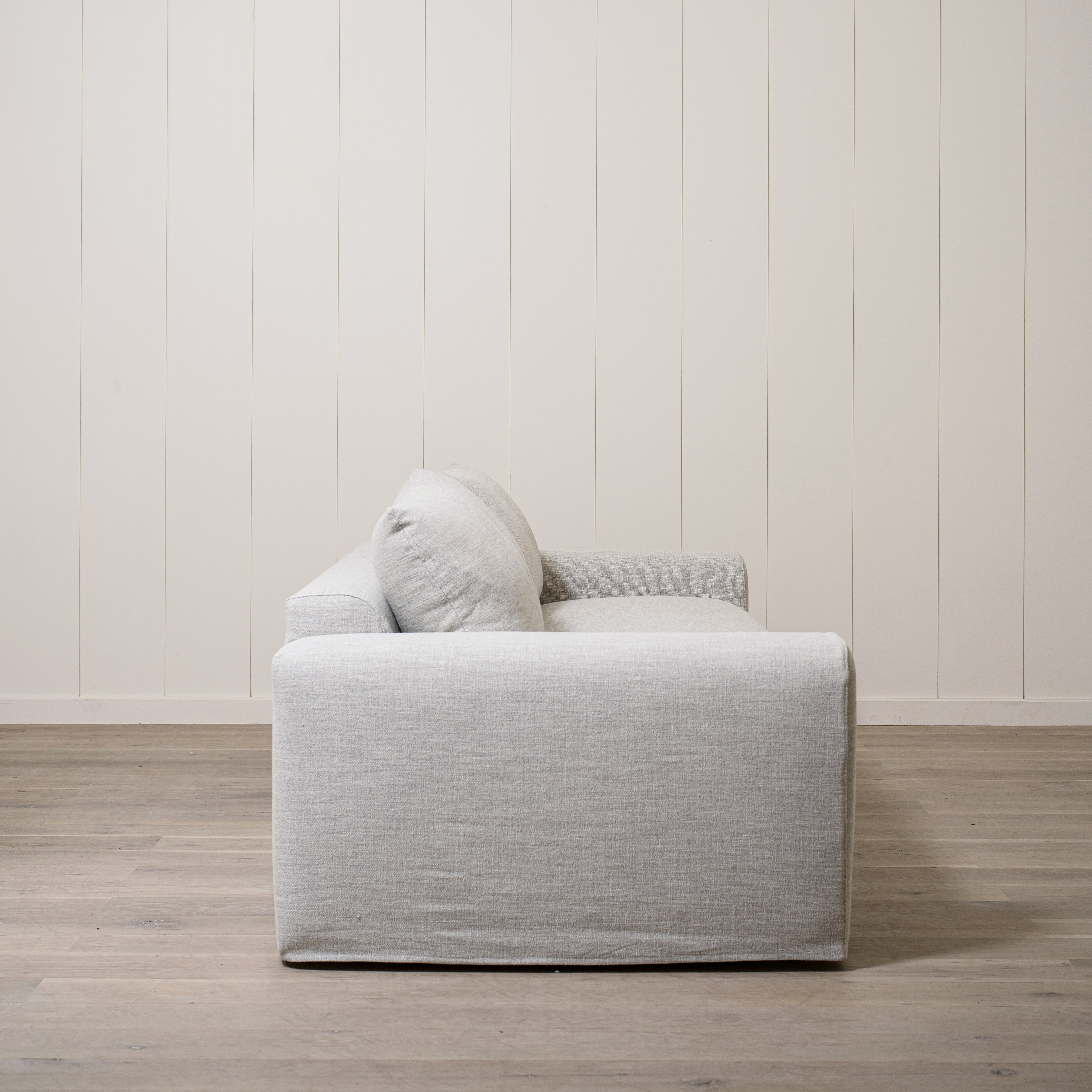 As Shown in Large, Slipcovered in Belgian Fog