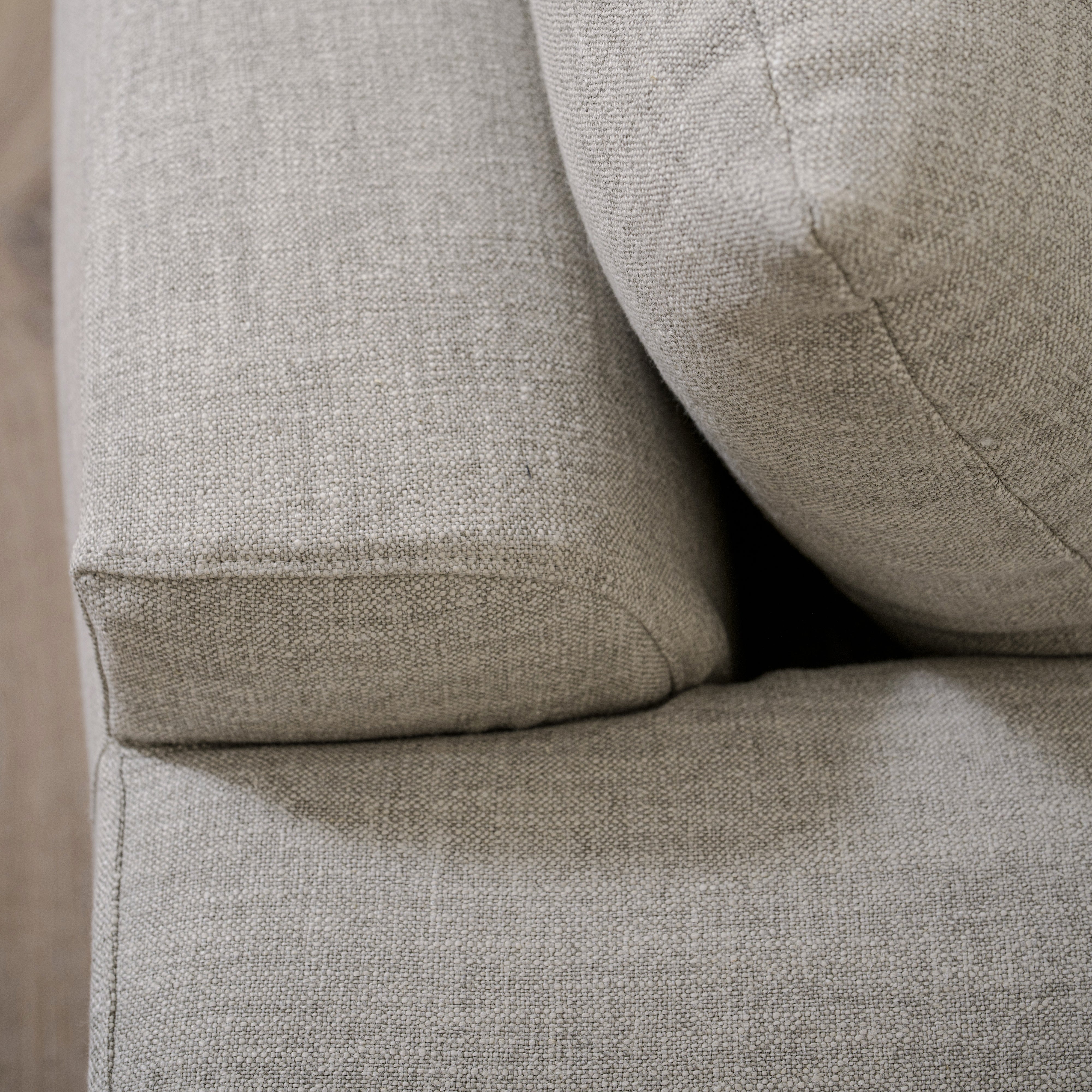 As Shown in Large, Slipcovered in Belgian Fog