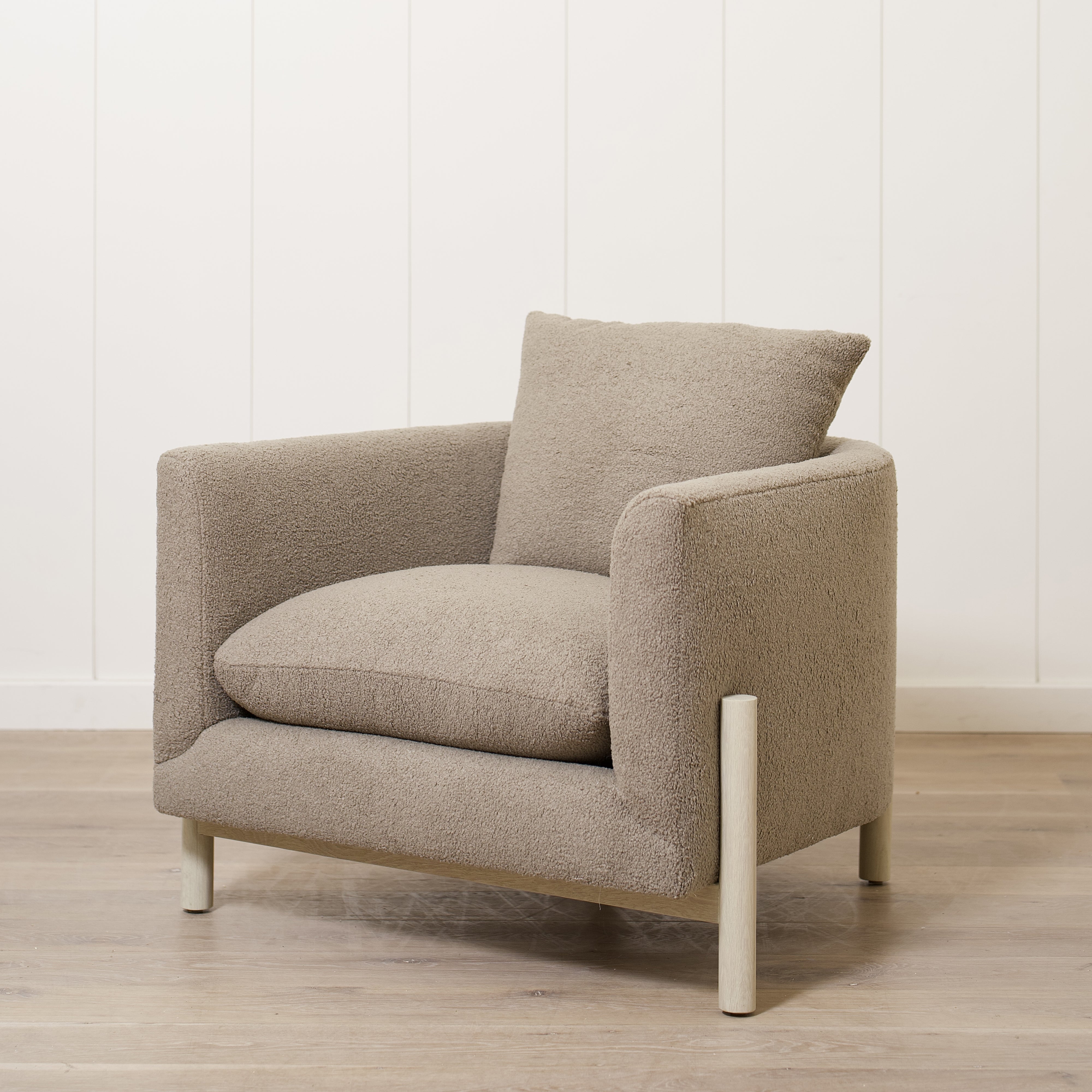 As Shown in Peak Cocoa, Sand finish