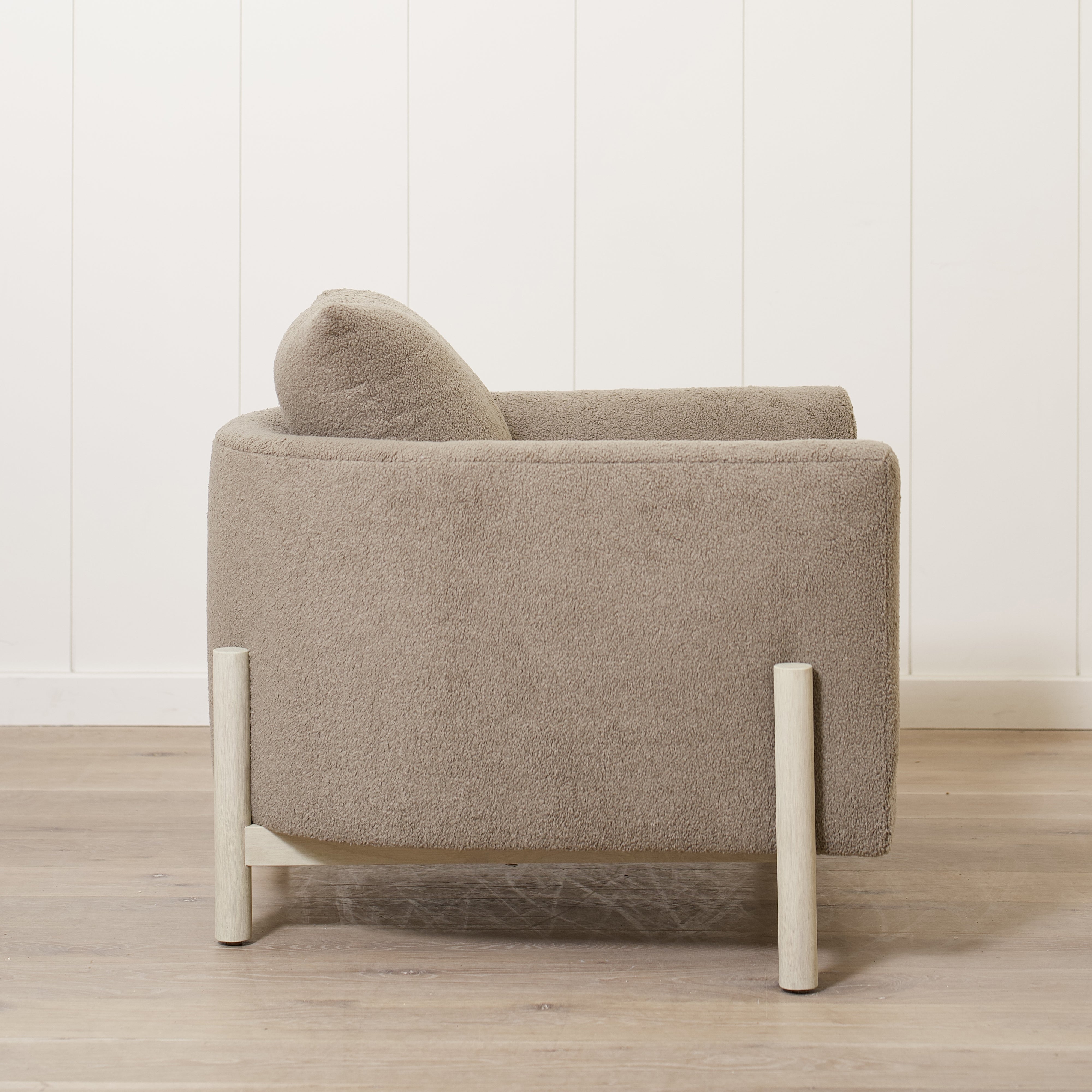 As Shown in Peak Cocoa, Sand finish