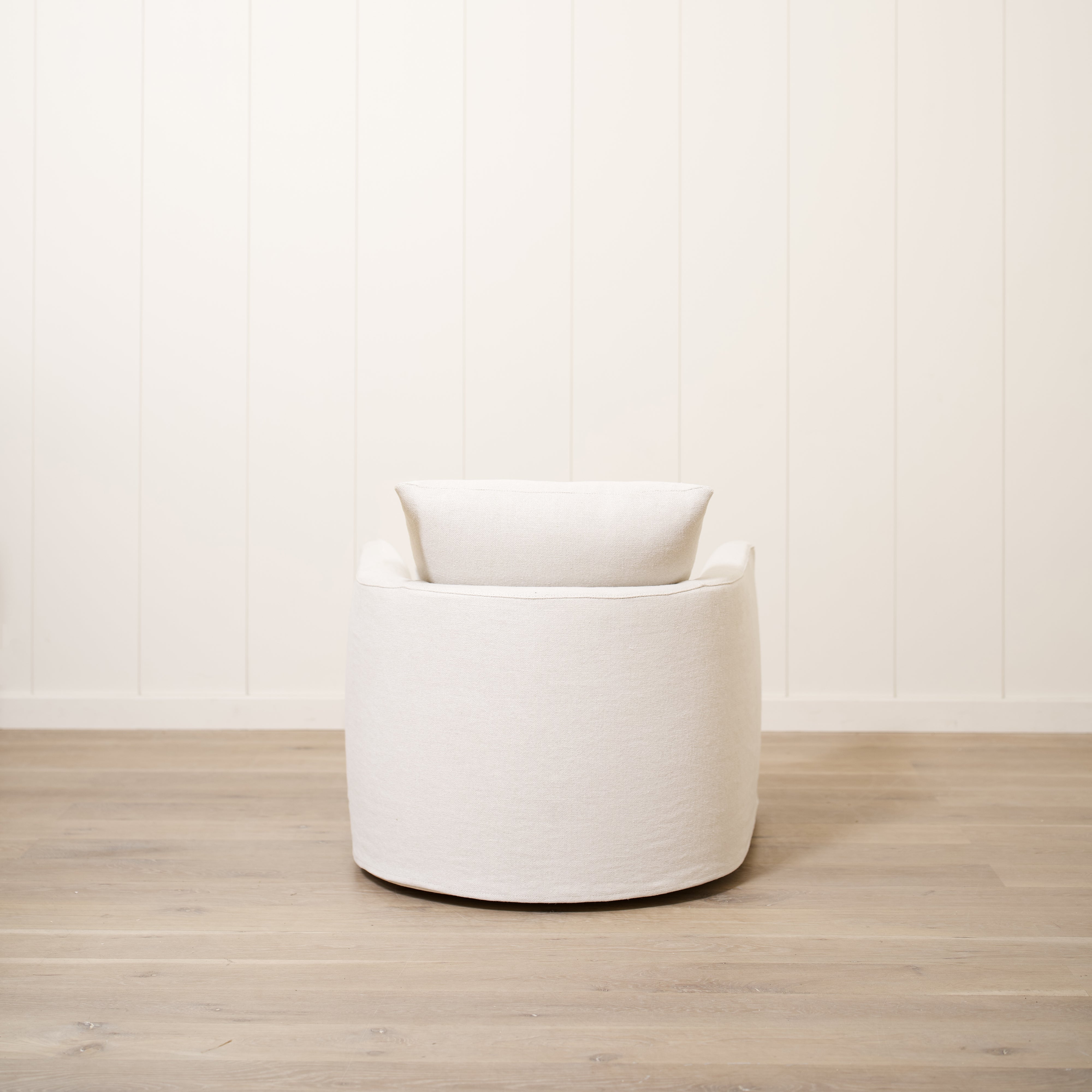 As Shown in Slipcovered Frame Natural