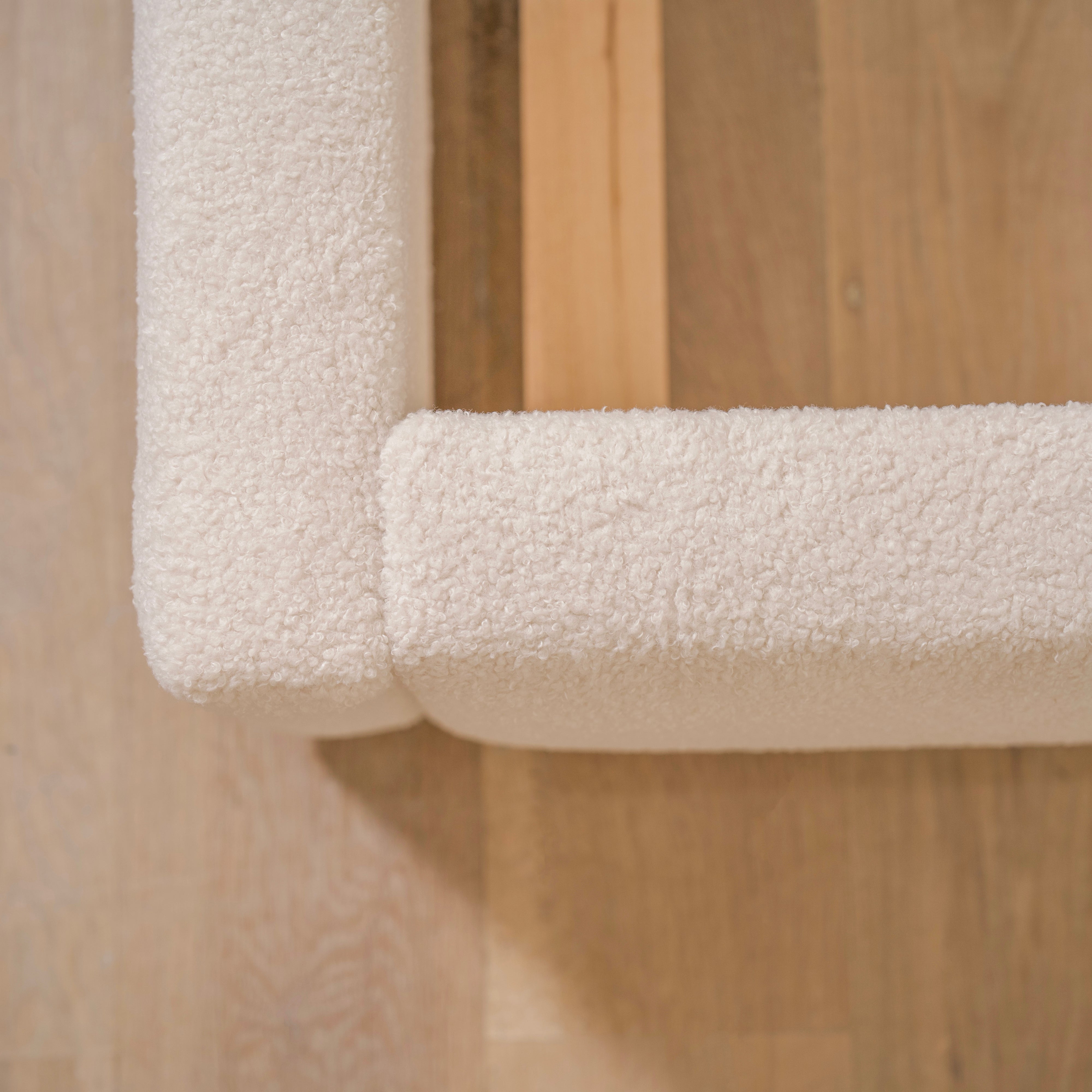 As Shown: Queen | Style: Upholstered | Fabric: Peak Ivory | Finish: N/A