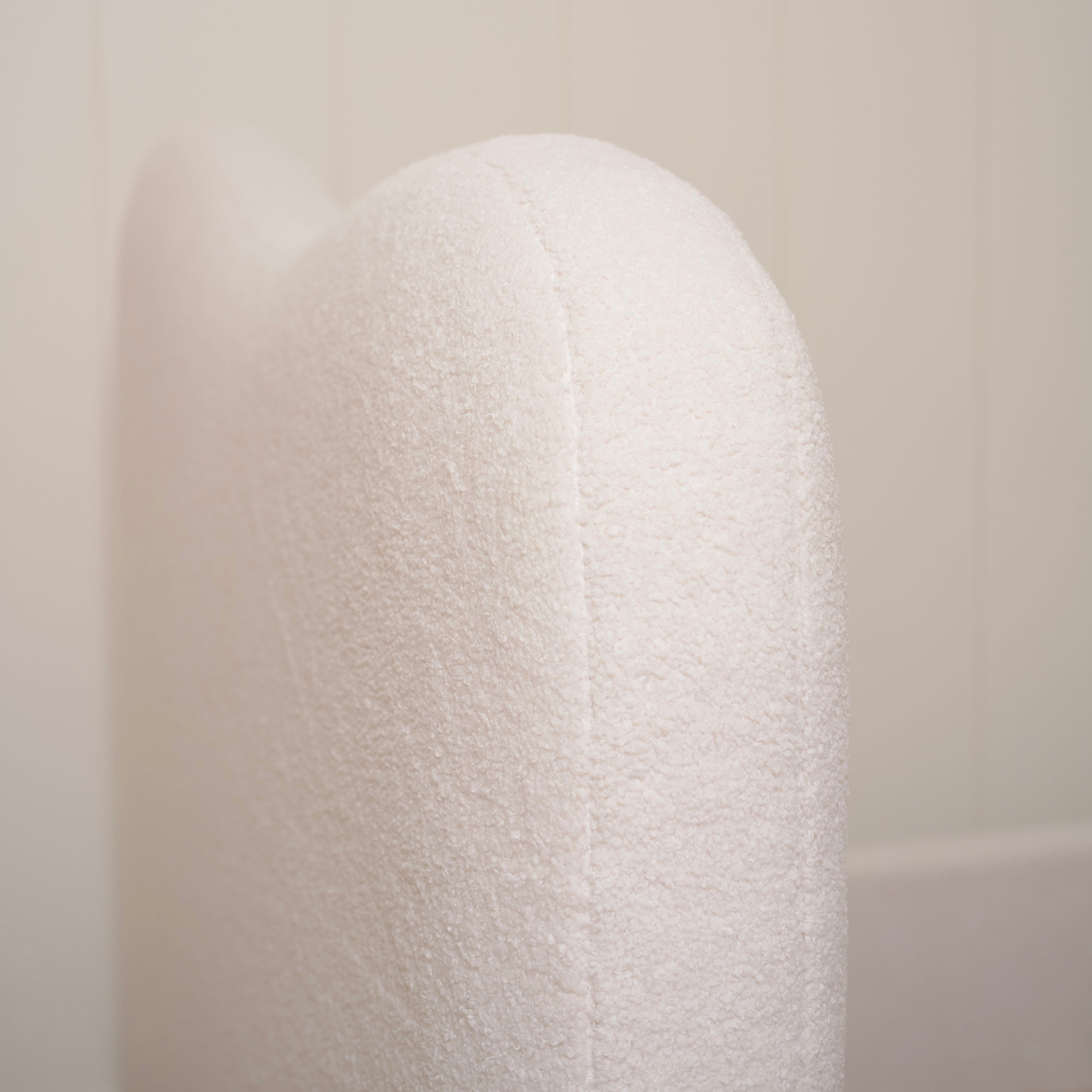 As Shown: Queen | Style: Upholstered | Fabric: Peak Ivory | Finish: N/A