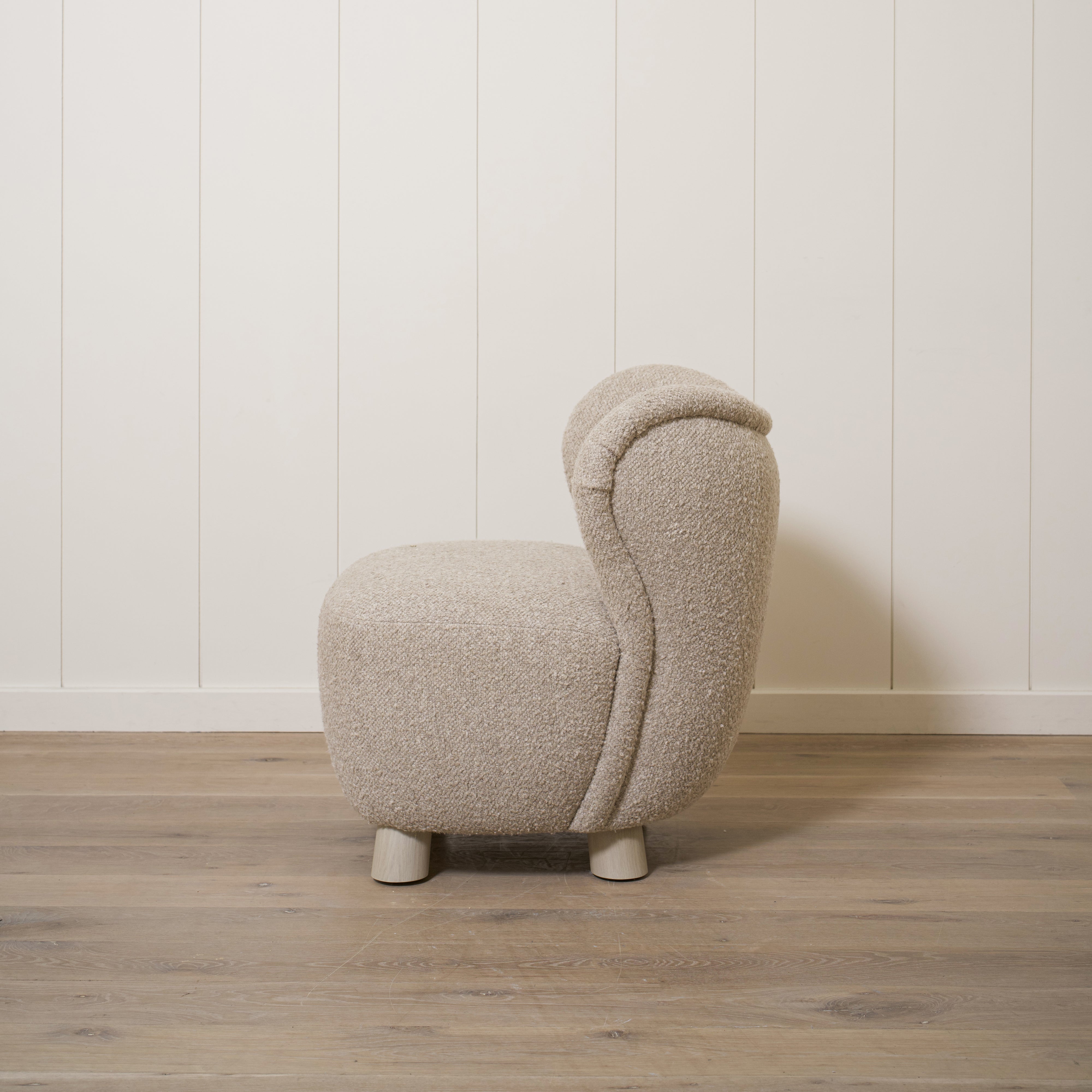 As Shown: 28"L x 29"D x 32.5"H | Style: Upholstered | Fabric: Berber Taupe | Finish: Sand