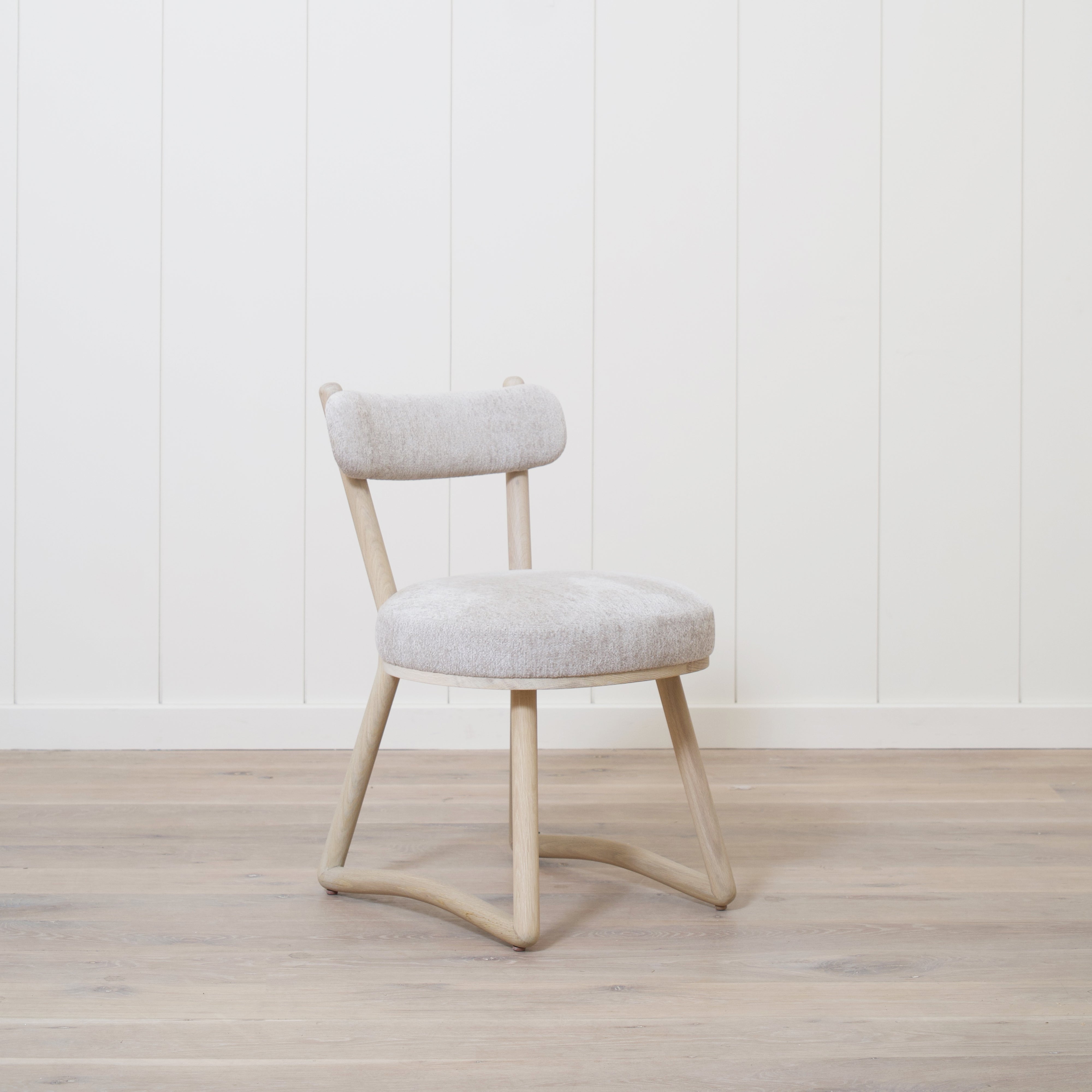 As Shown: Fabric - Dylan Linen, Finish - Mint White Natural