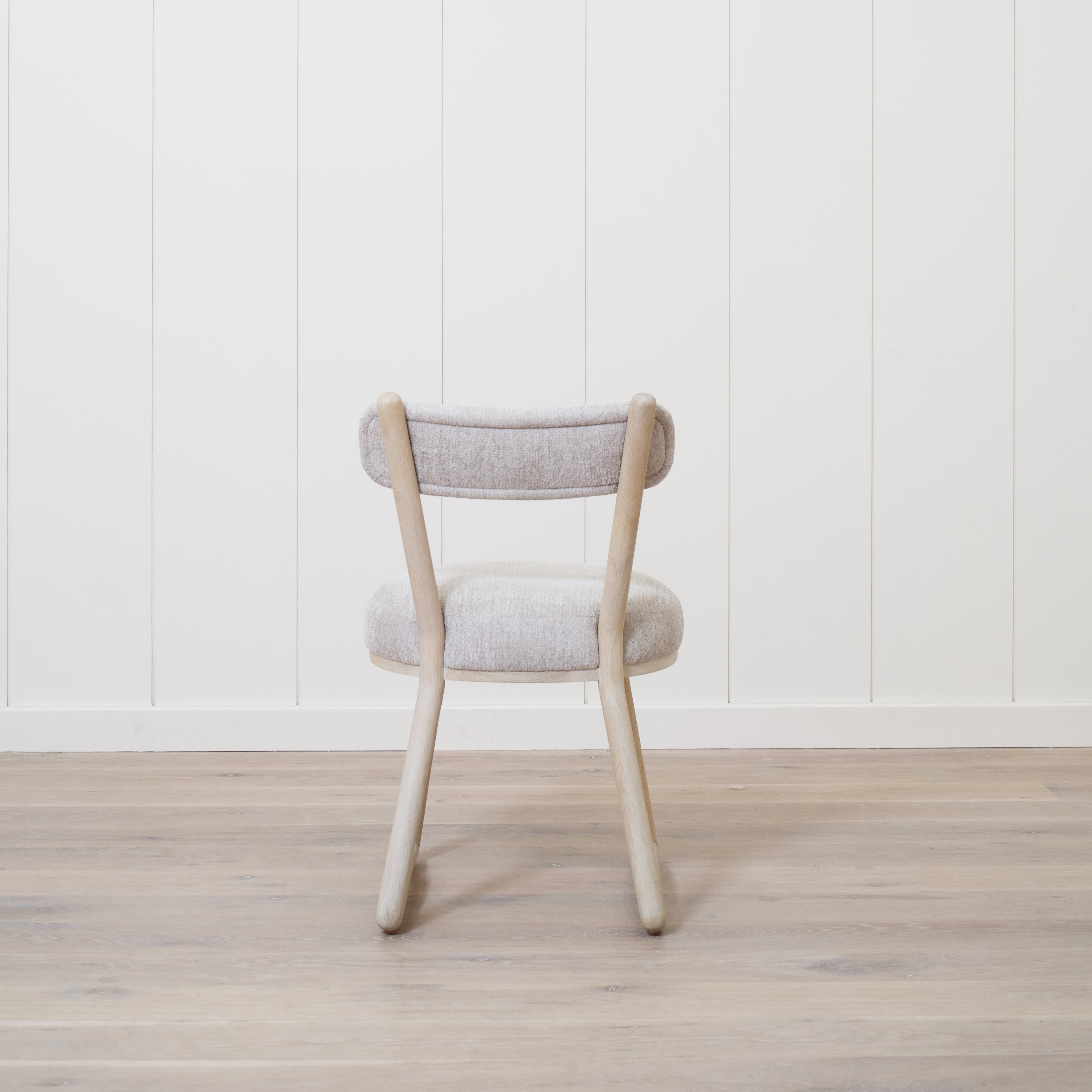 As Shown: Fabric - Dylan Linen, Finish - Mint White Natural
