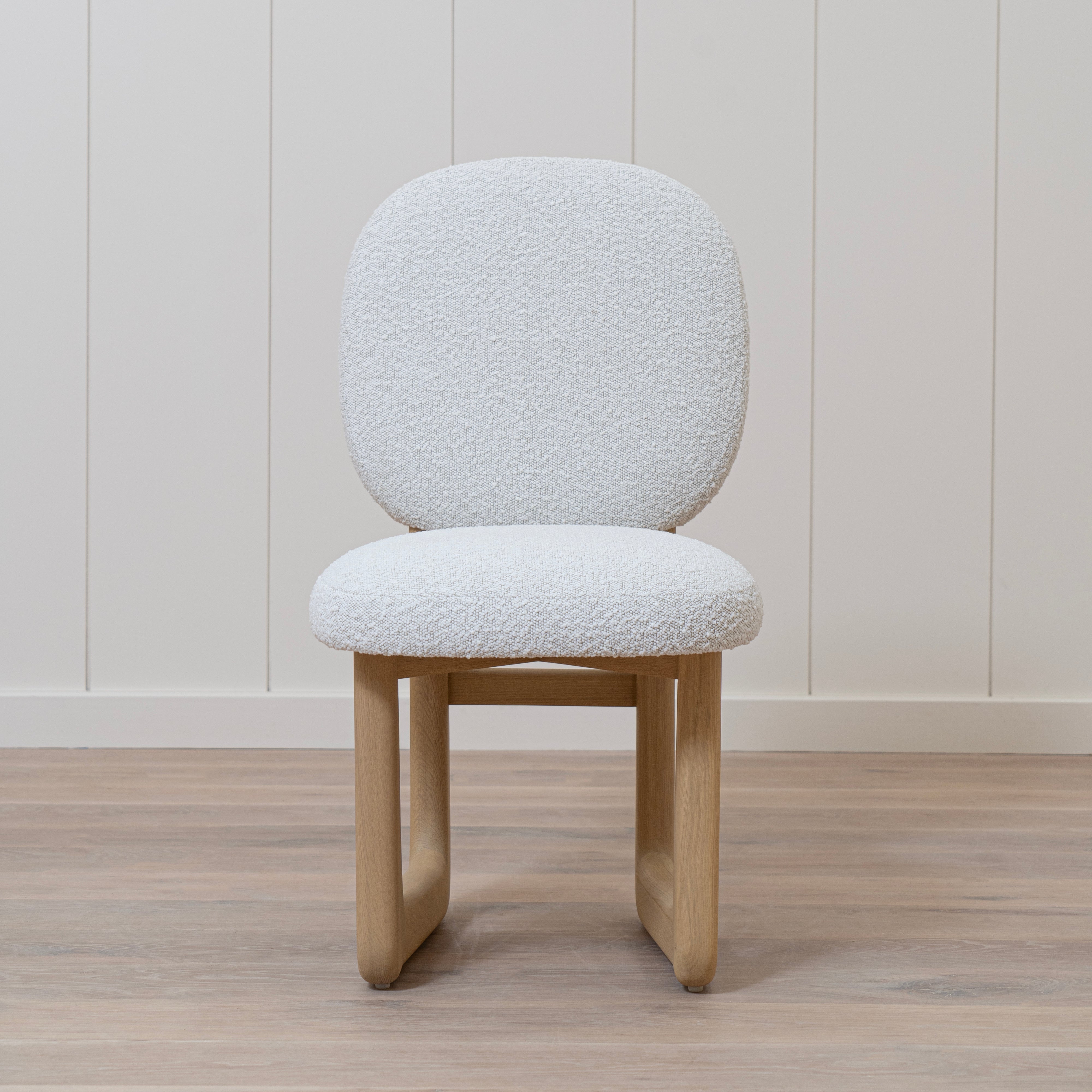 As Shown: 18"L x 21"D x 34.5"H | Style: Upholstered | Fabric: Nala Linen | Finish: Smoke (Discontinued)