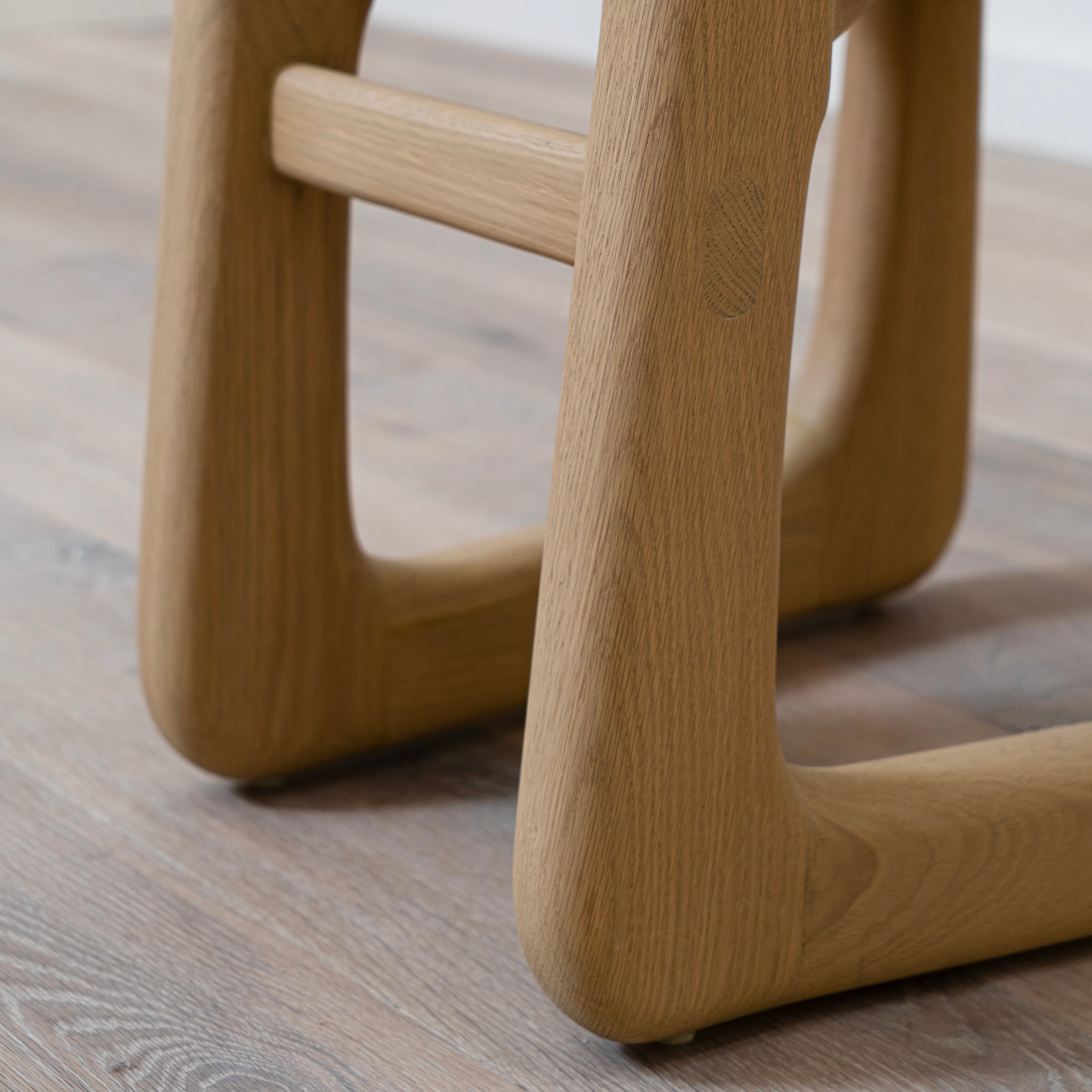 As Shown: 18"L x 21"D x 34.5"H | Style: Upholstered | Fabric: Nala Linen | Finish: Smoke (Discontinued)