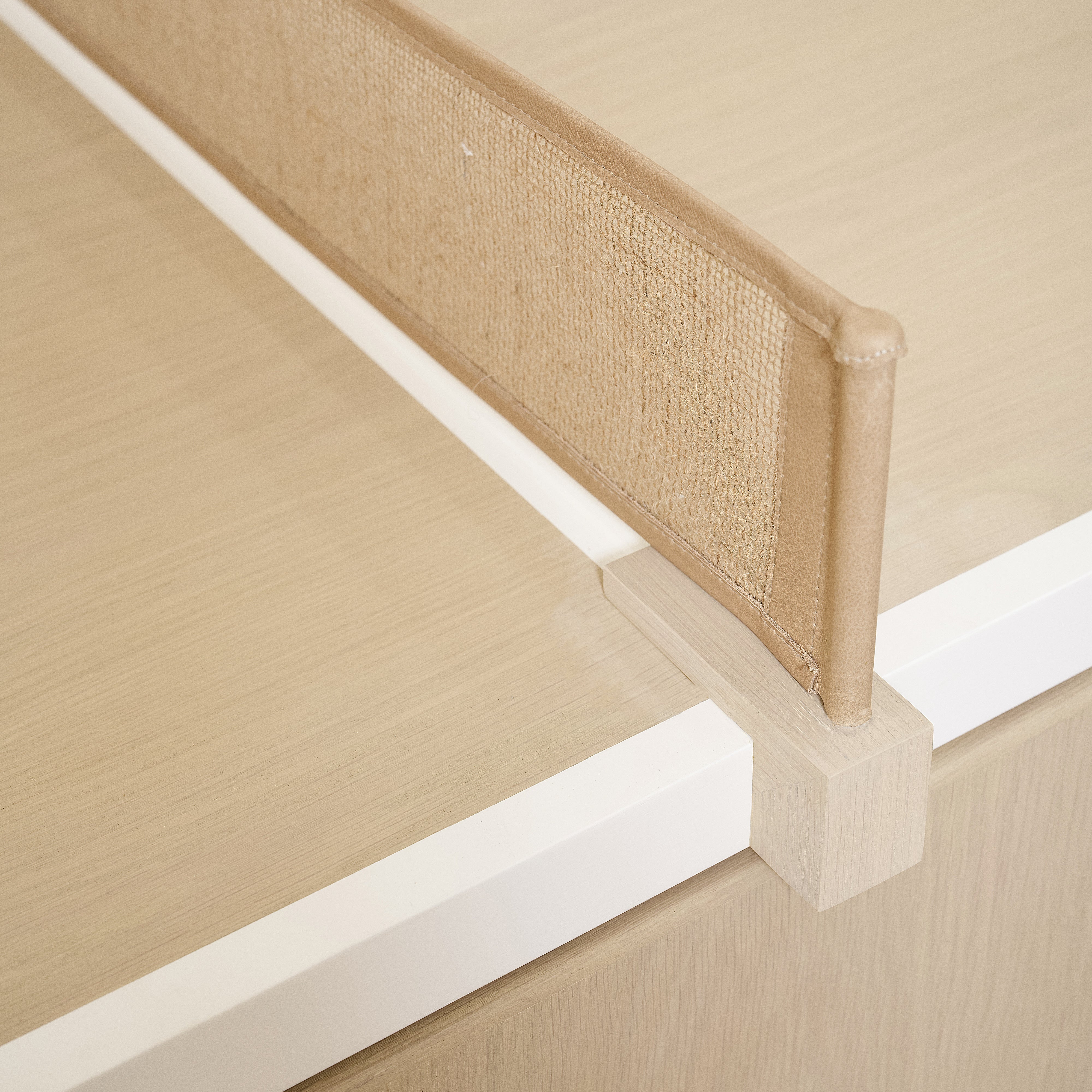 As Shown: 84”L x 65”D x 32.5”H | Finish: Sand & Figueroa lines