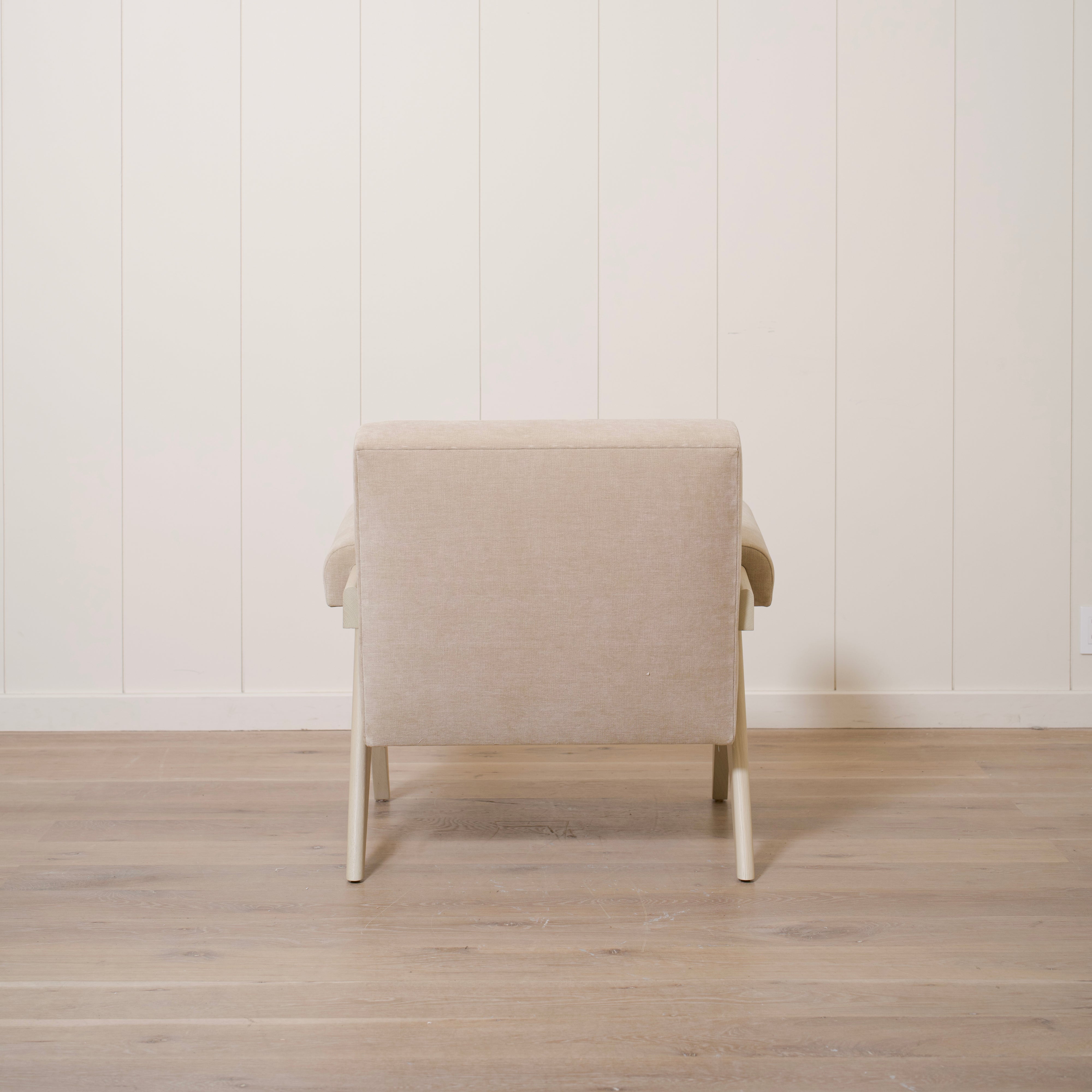 As Shown: Upholstered | Fabric: Canyon Sand | Finish: Sand
