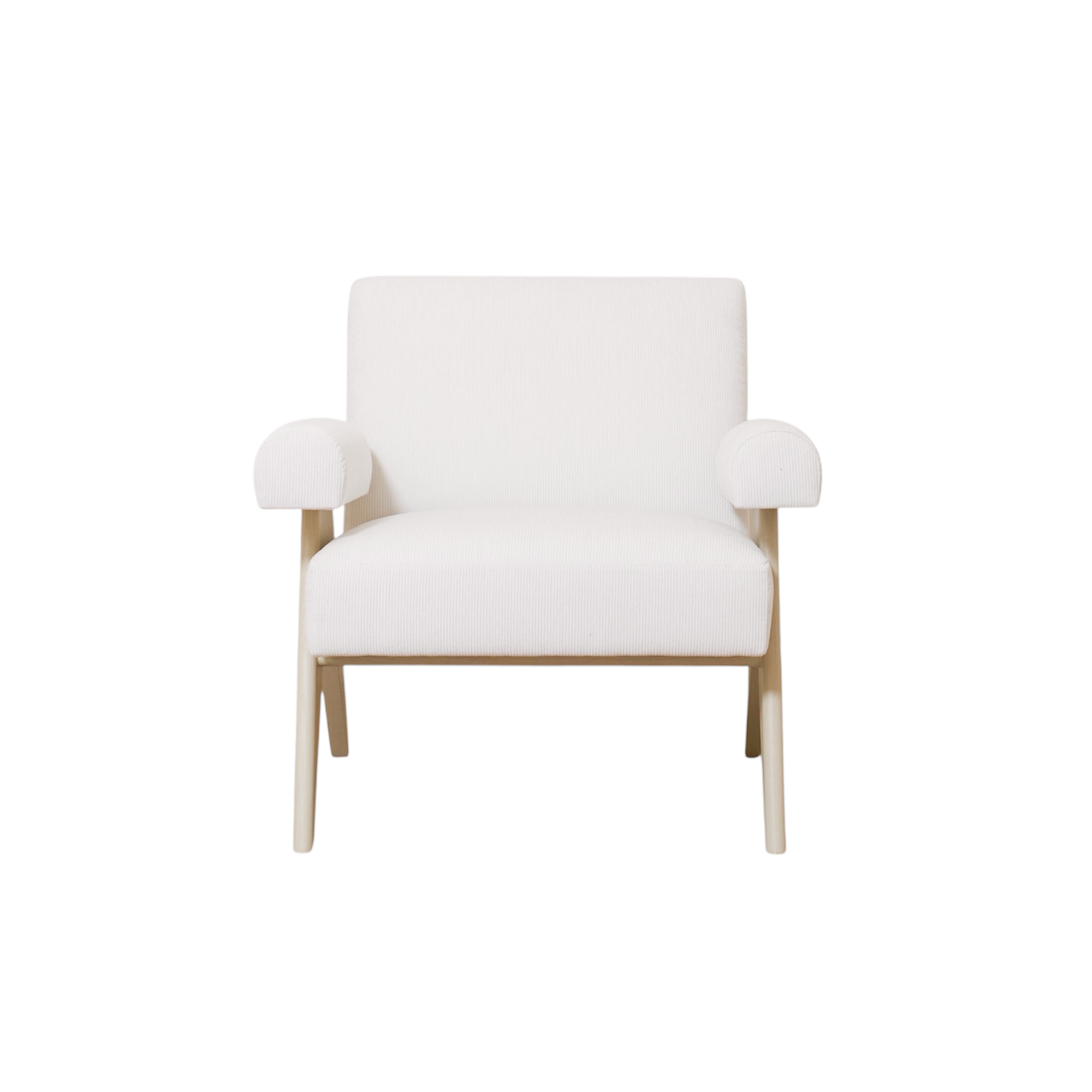 As Shown: Upholstered | Fabric: Mila Sugar | Finish: Sand