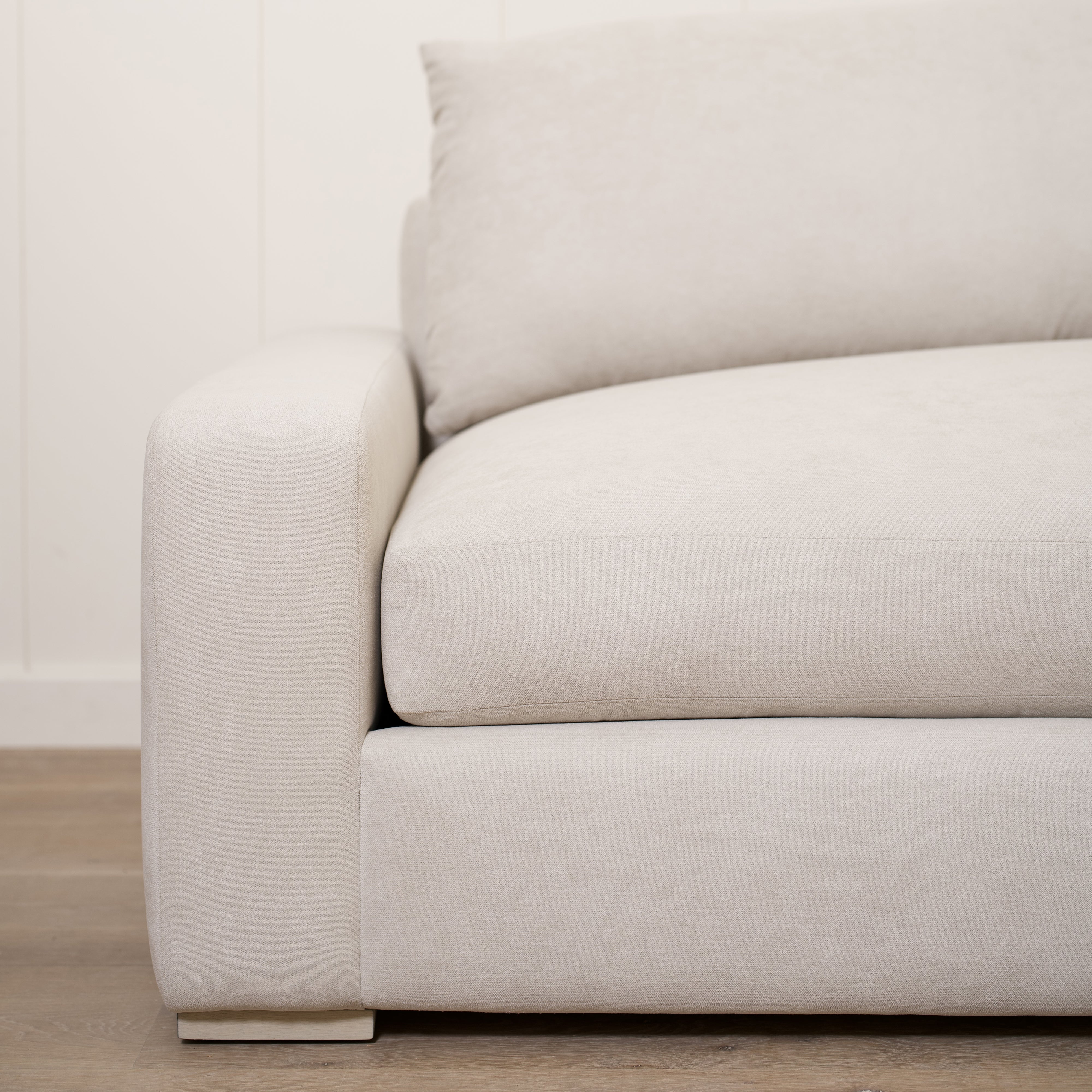 As Shown in Upholstered Isla Linen